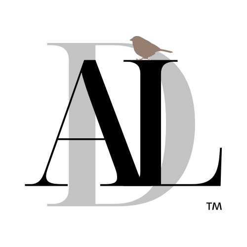 A logo with the letters A, N, and L, featuring a small bird perched on the letter L, and the trademark symbol TM.