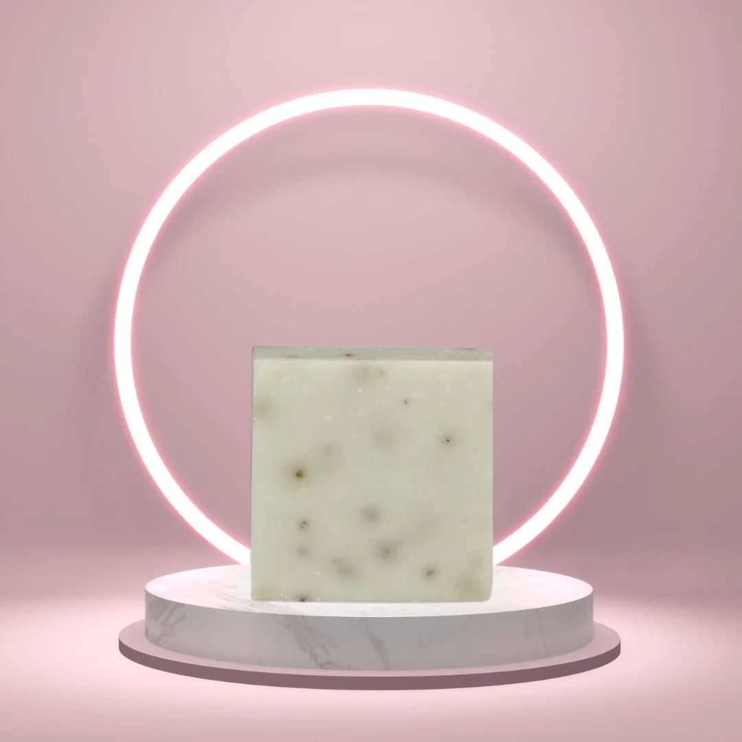 Grapefruit Tea Tree Scrub Soap Bar - Bright Citrus Herbal Scrub Soap