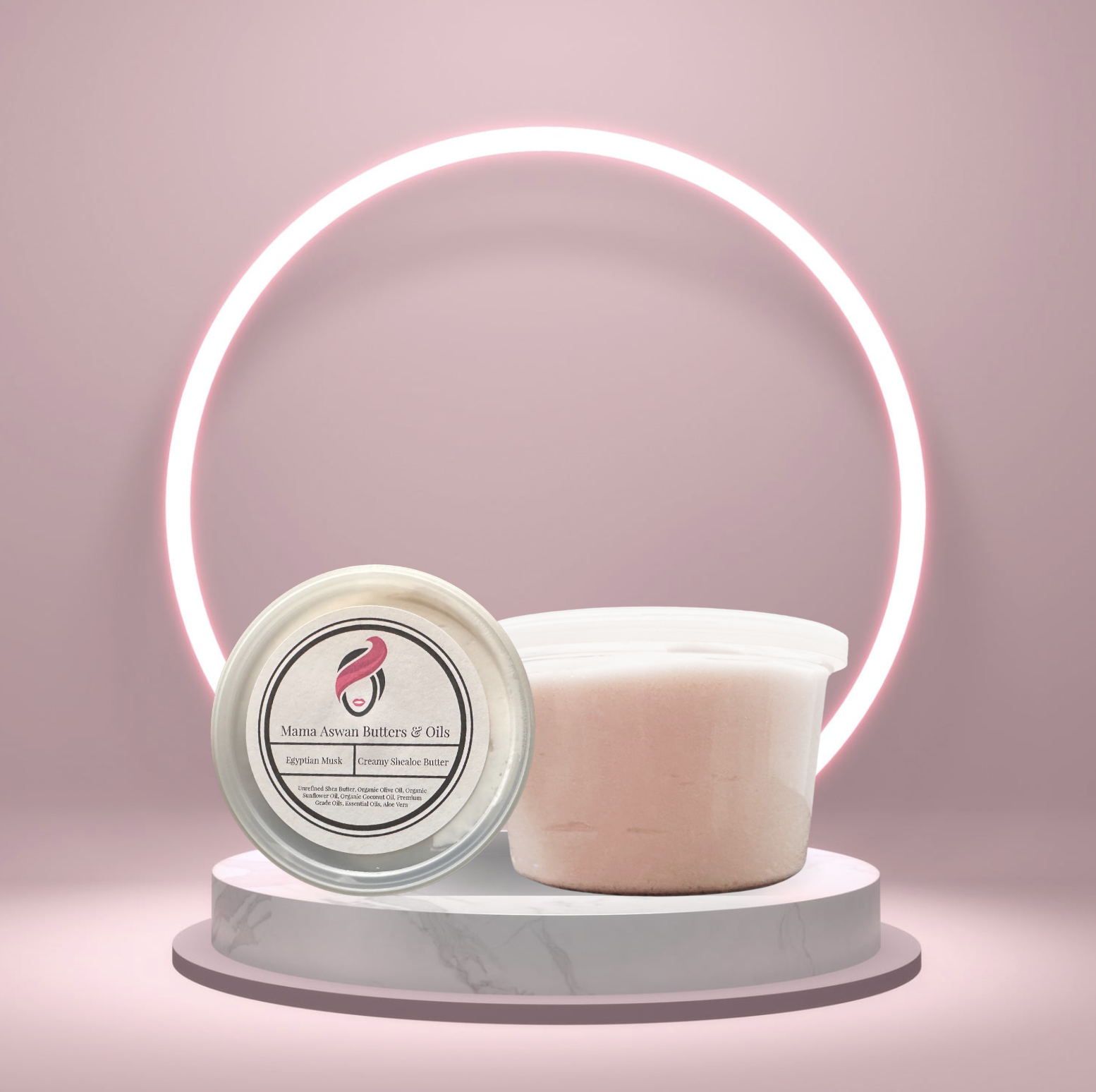 16oz Creamy Whipped Shealoe Butter - Vegan Shea & Aloe Body Butter
