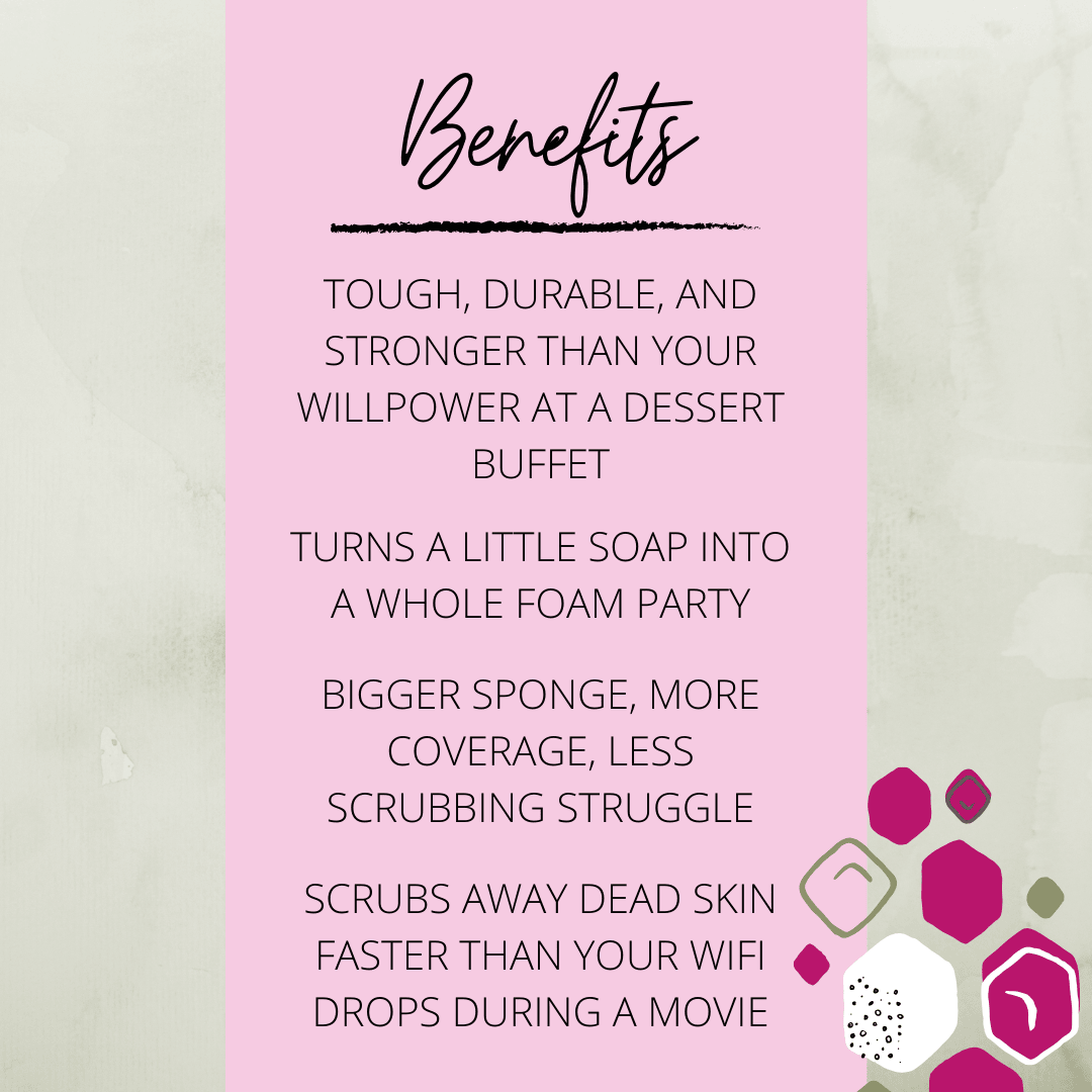 Super Size Sapo Sponge Benefits