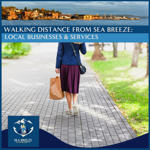 Walking Distance from Sea Breeze Community: Local Businesses & Services