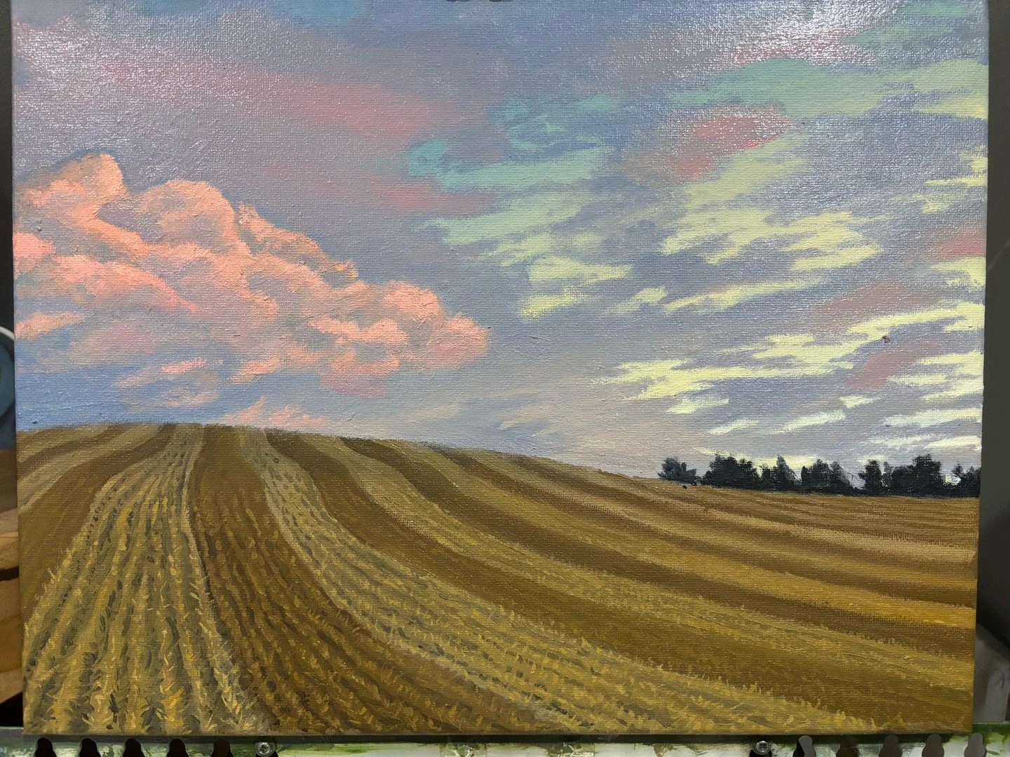 &ldquo;Beyond the horizon&rdquo; I enjoy sunsets so much. So many wonderful colors that light up the sky as the sun fades away. hope you enjoy! I&rsquo;m taking a sunset painting class to help challenge me to produce art each week and get Critiques o