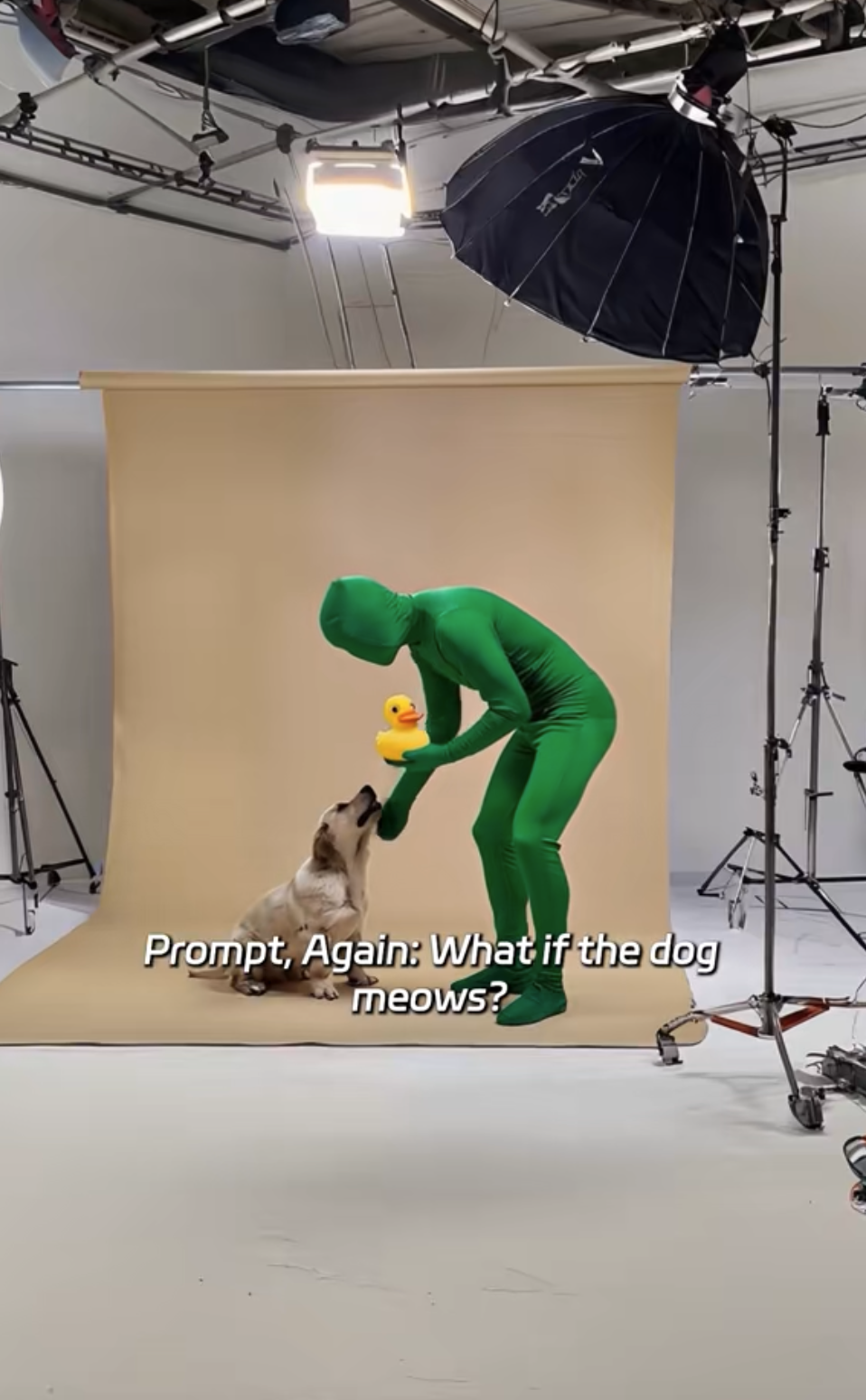 Green Screen Avatar - Prompt Behind the Scene