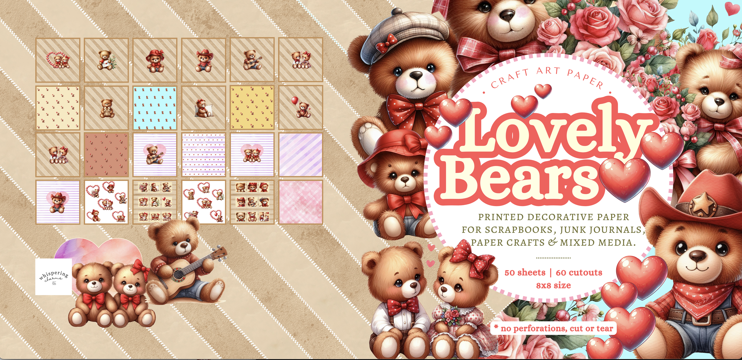 Lovely Bears Scrapbook Paper 2.png