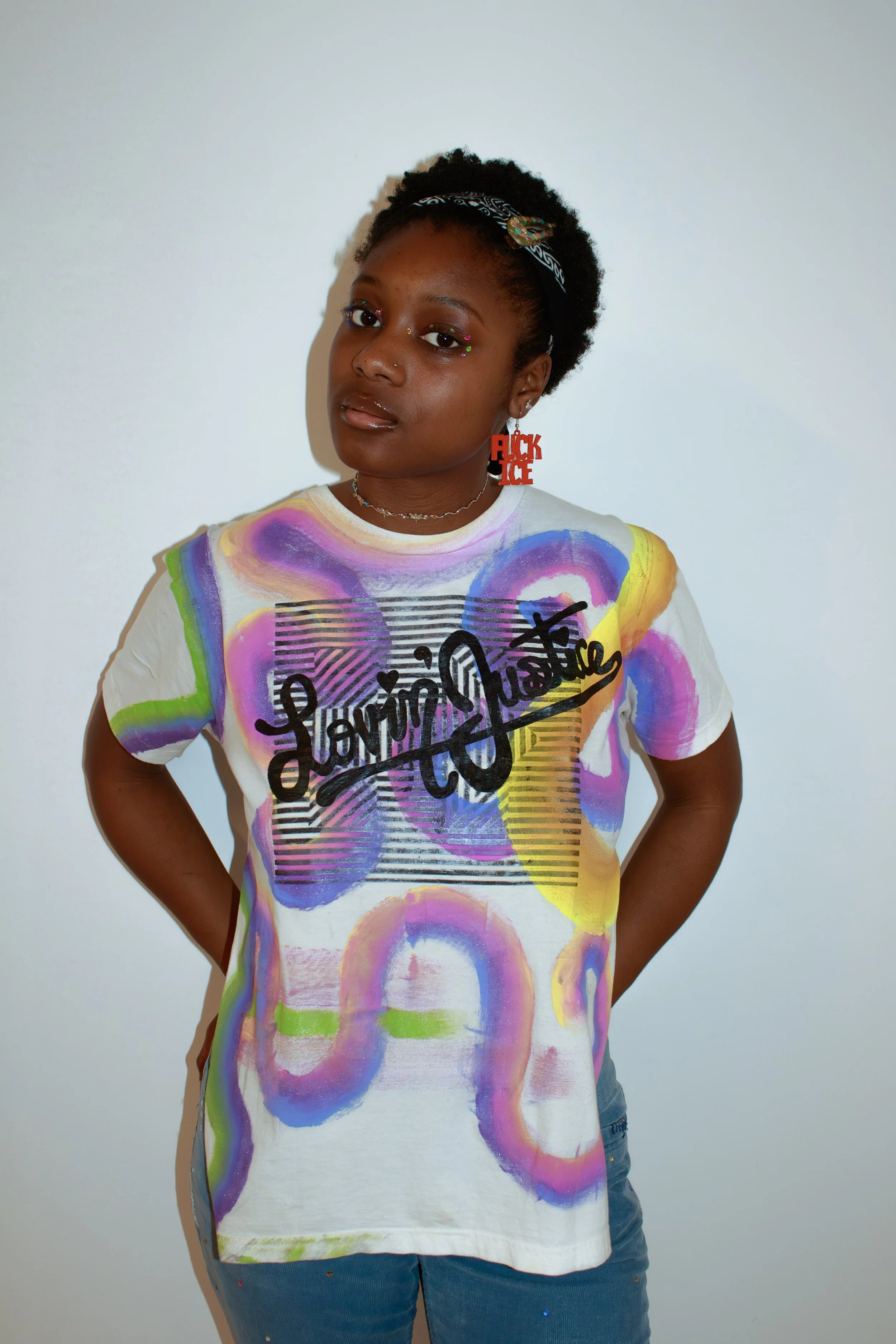 Lovin' Justice Logo Painters T-Shirt