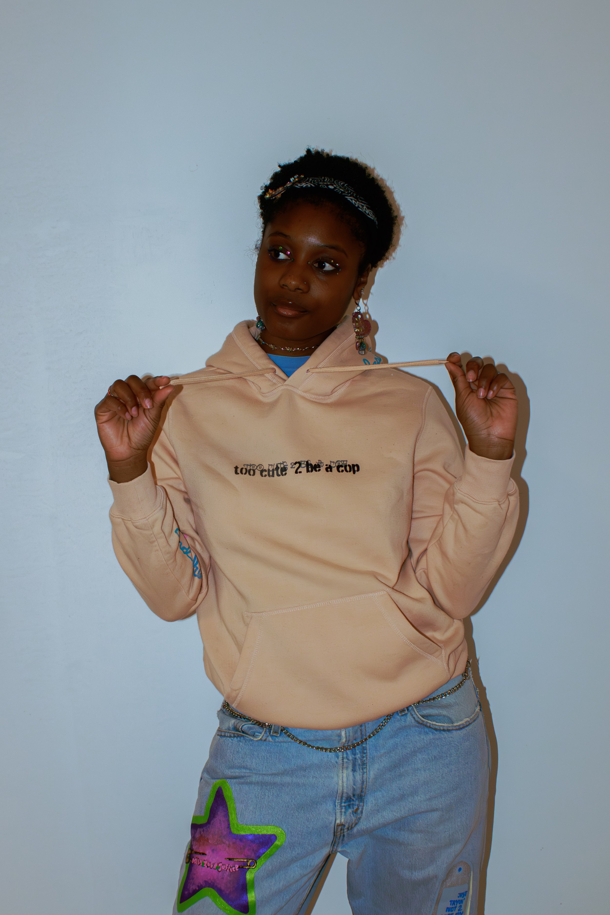 Too Cute 2 Be A Cop - Hoodie