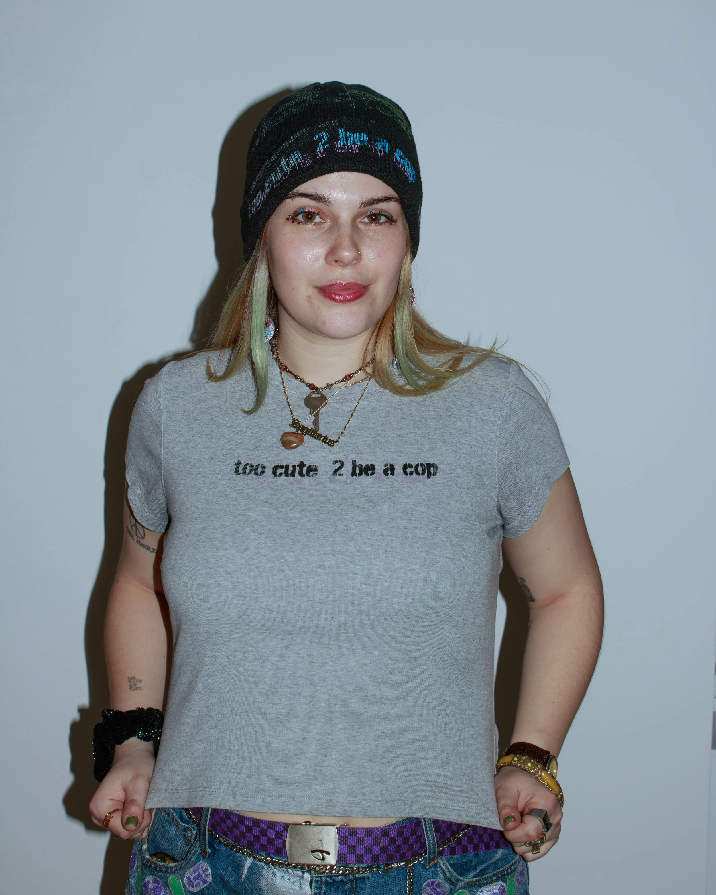 Too Cute 2 Be A Cop - T-Shirt