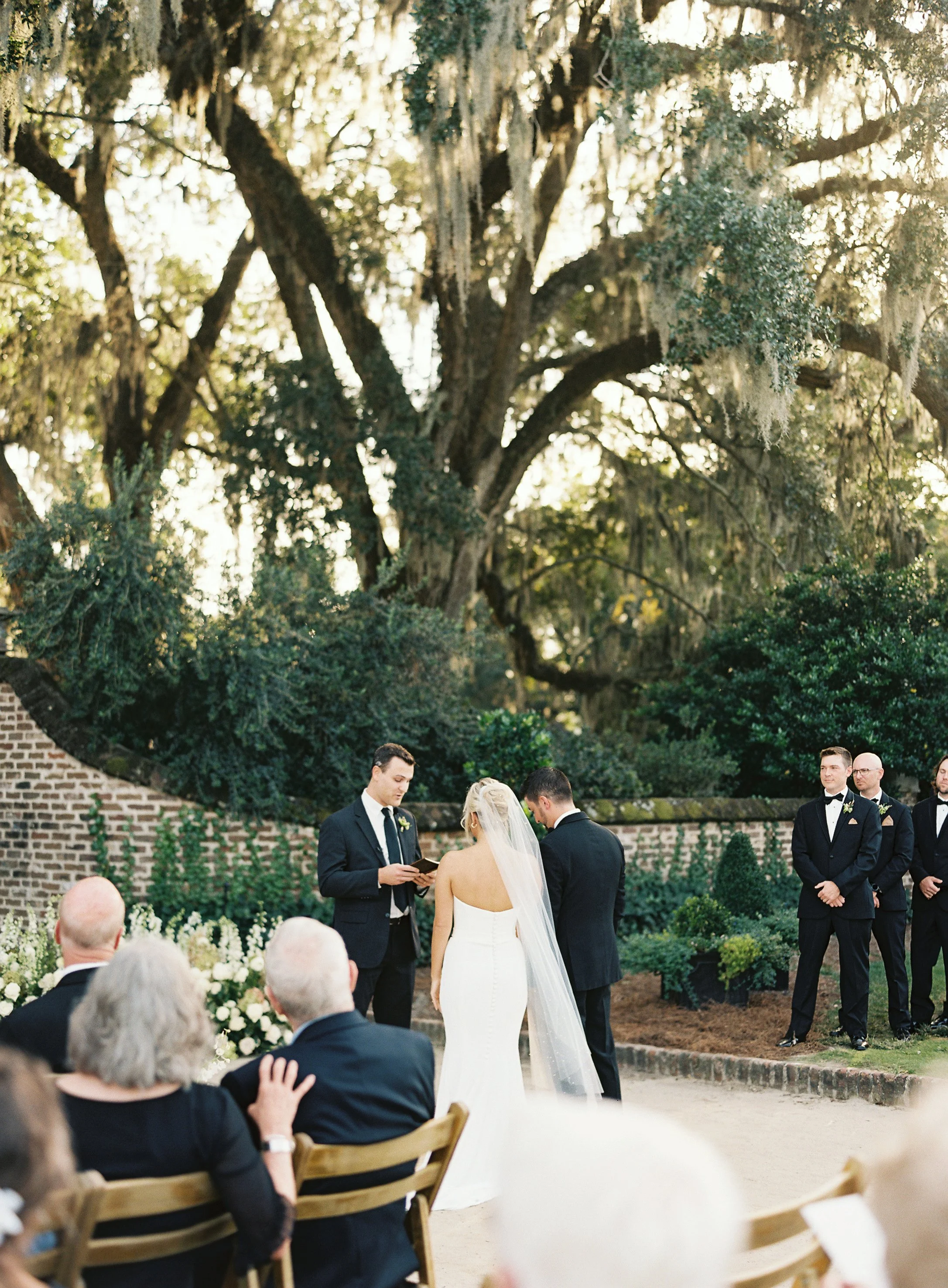 Side Lawn ceremony at Boone Hall Plantation