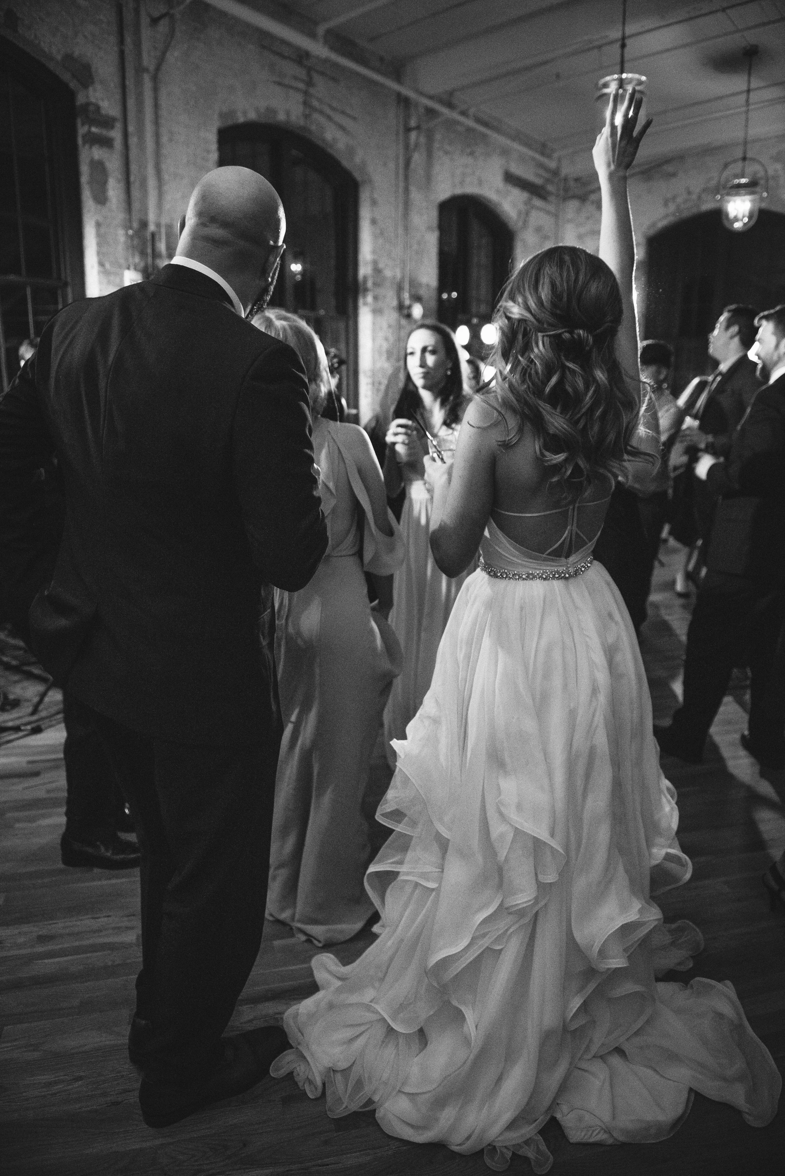 Reception dancing at the Cedar Room