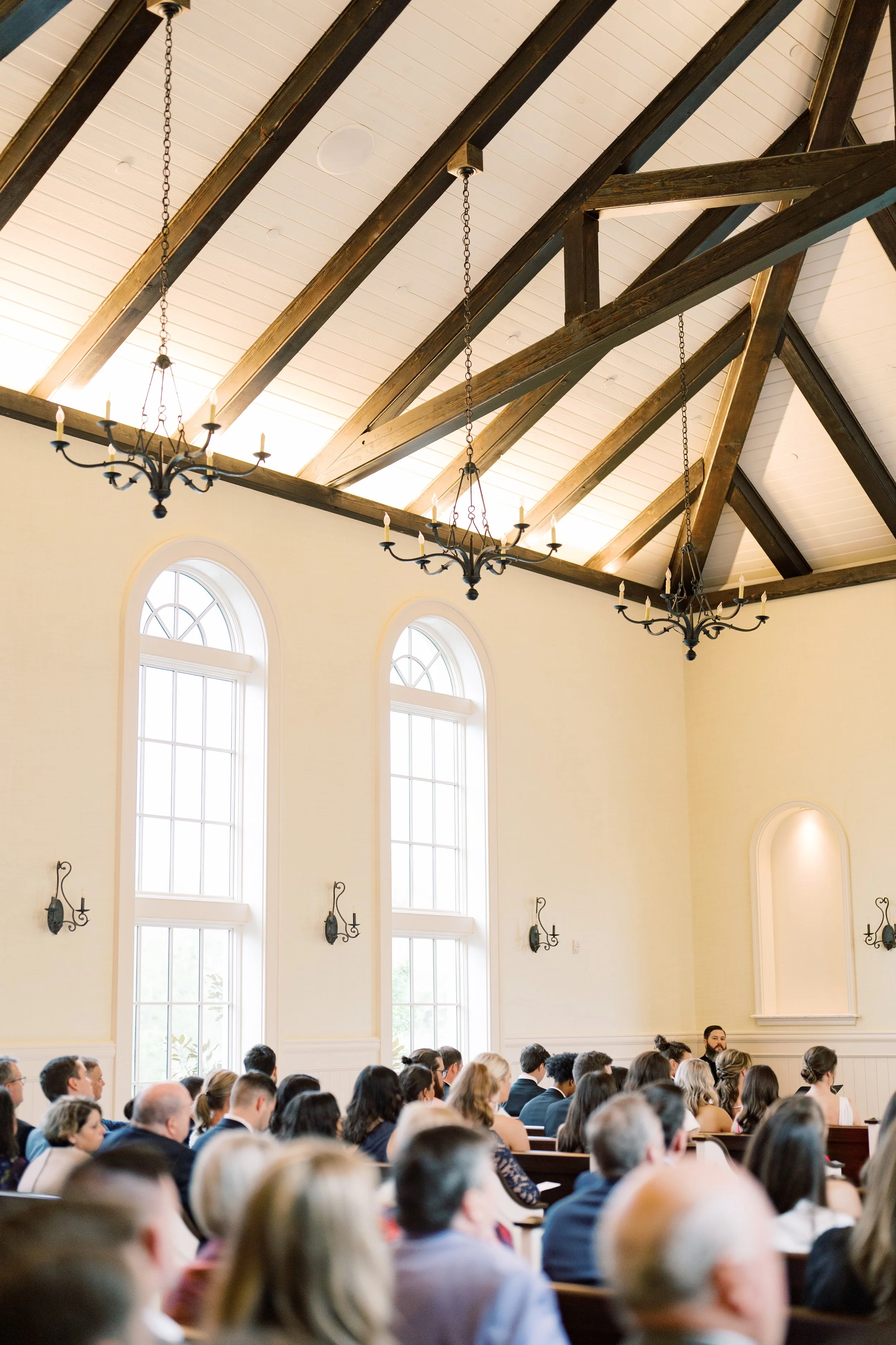 Wedding ceremony at The Sanctuary on Kiawah Island