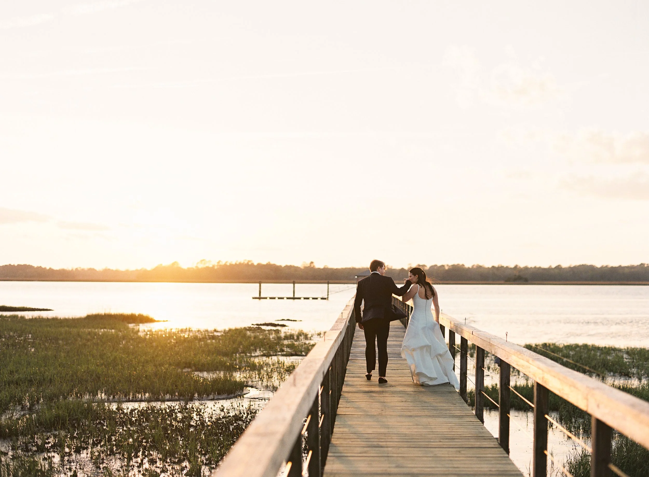 Black tie wedding at Lowndes Grove Charleston