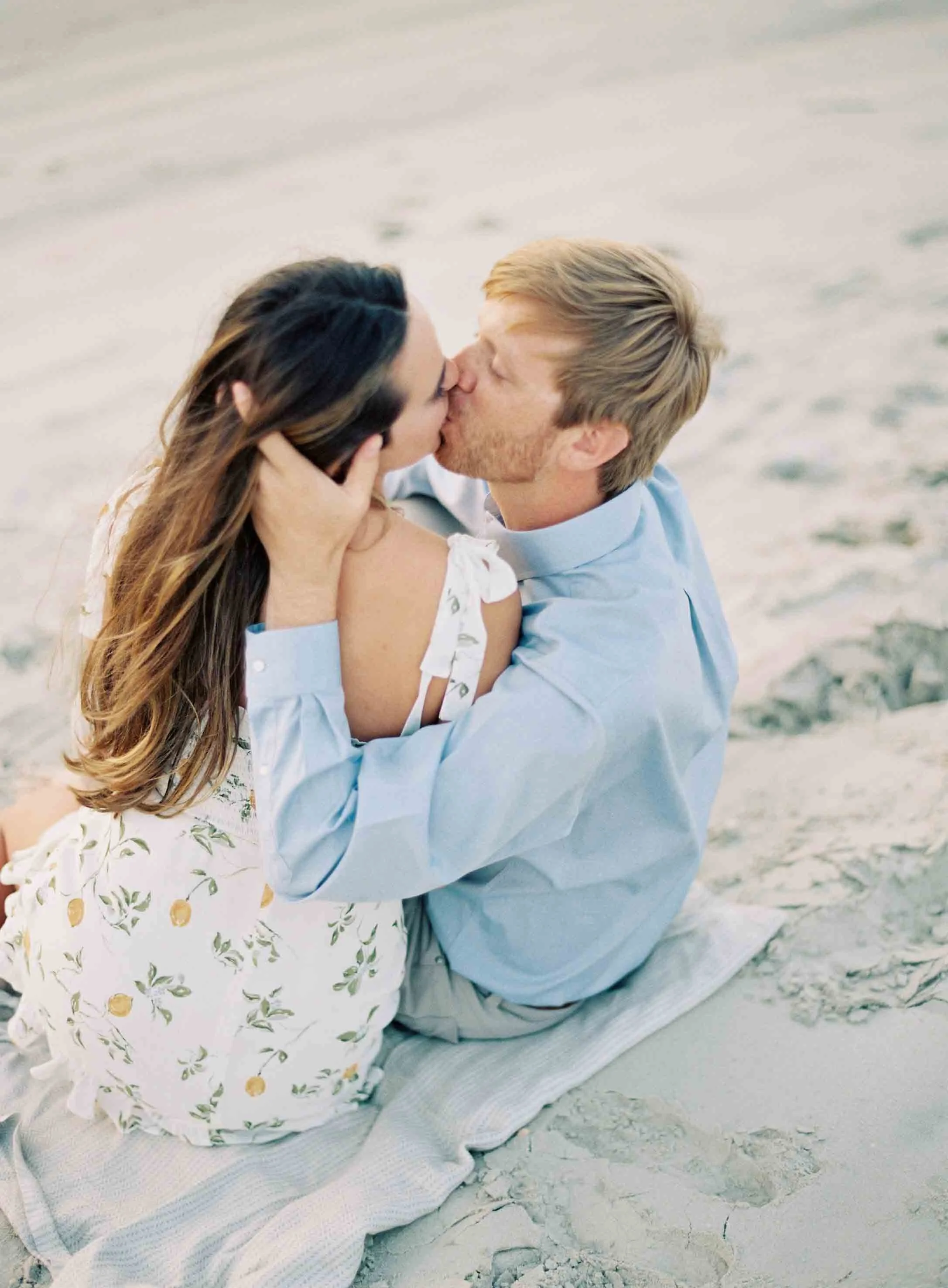 Engagement photos on Isle of Palms near Charleston