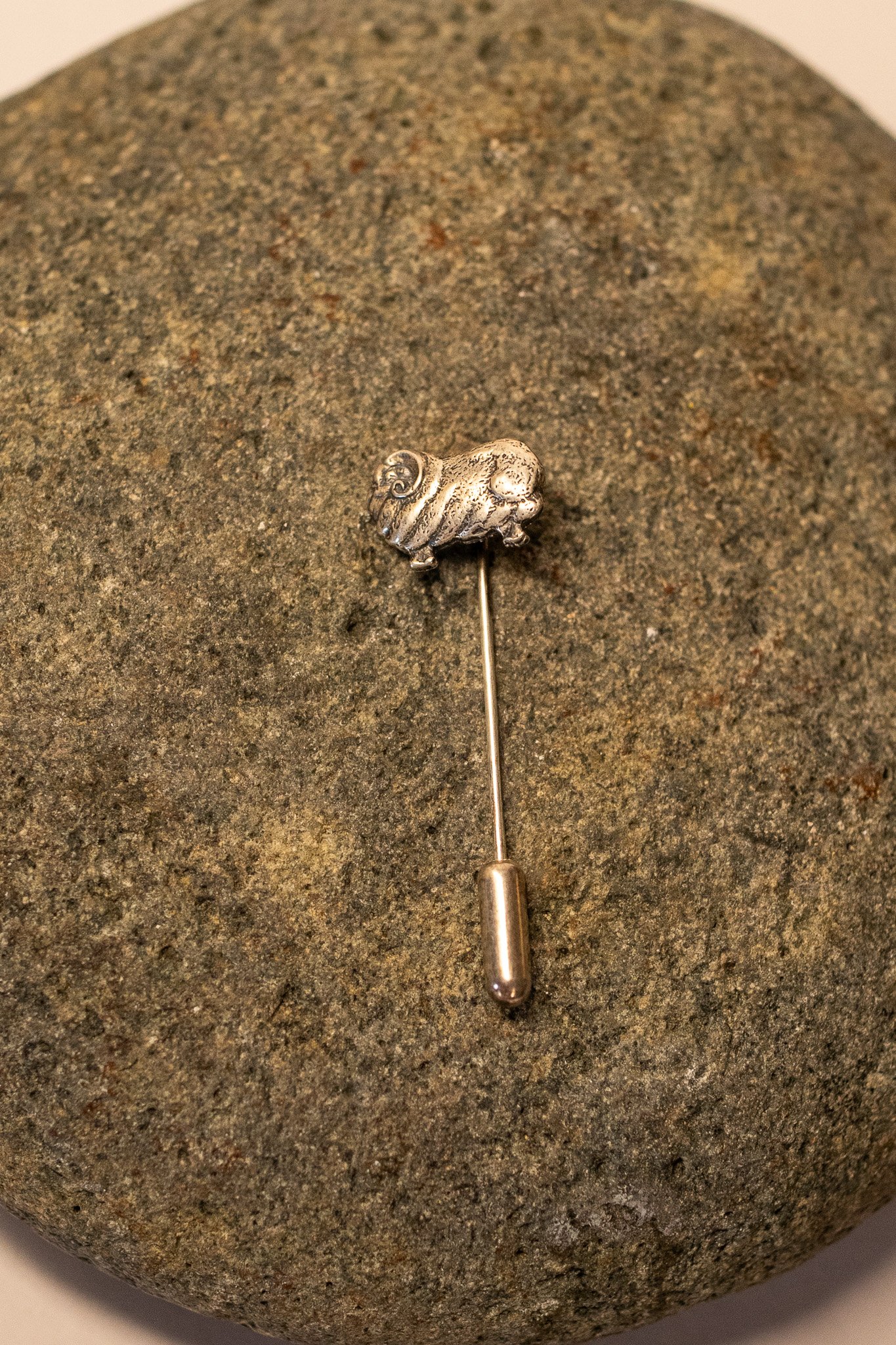 Merino ram Tie Pin