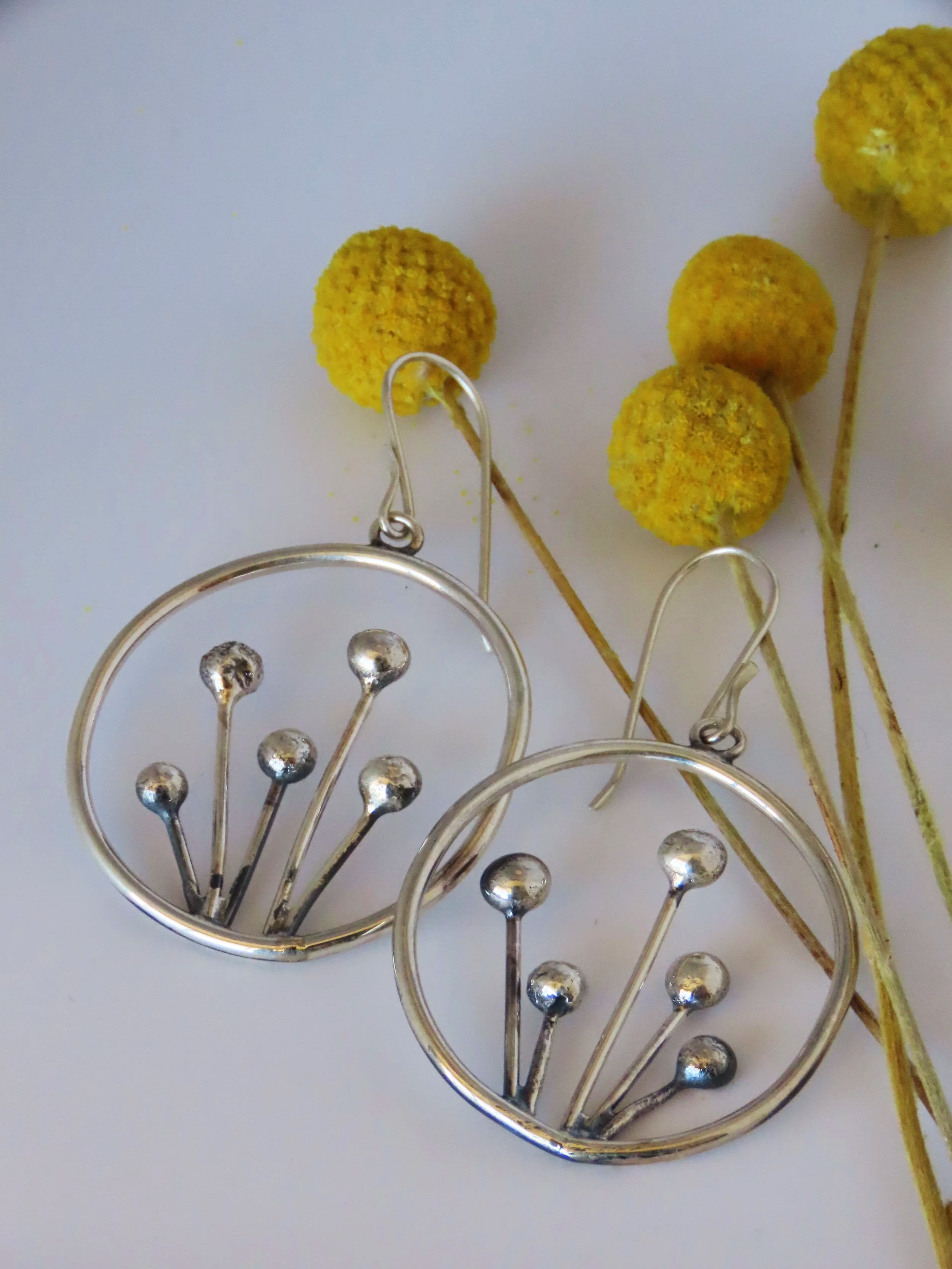 Billy Button Earrings