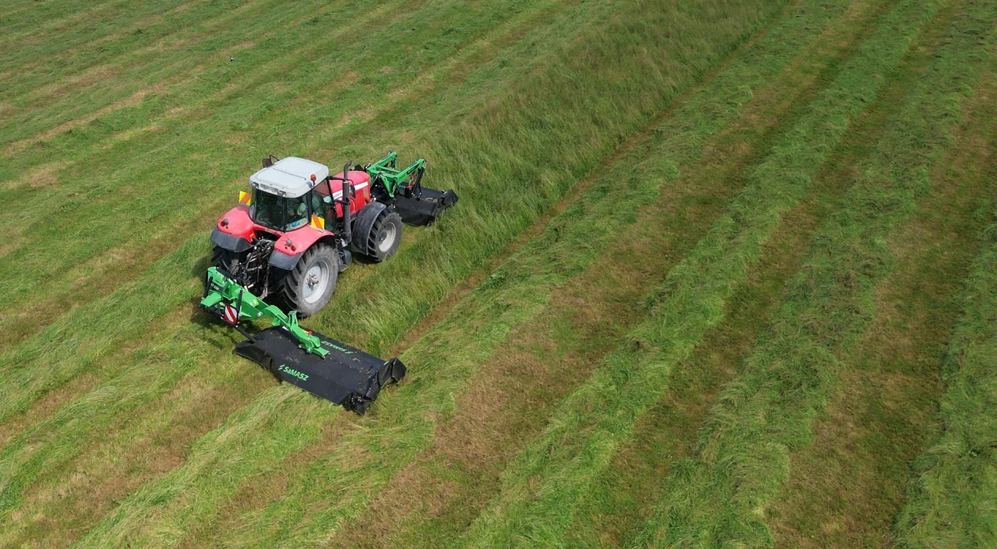 SaMASZ Front &amp; Rear Mower = Double the cut, not the cost