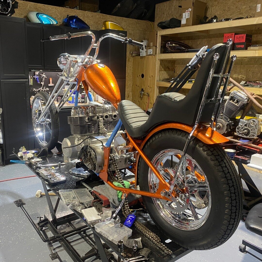 Work in progress... 70s Honda CB750 Chopper