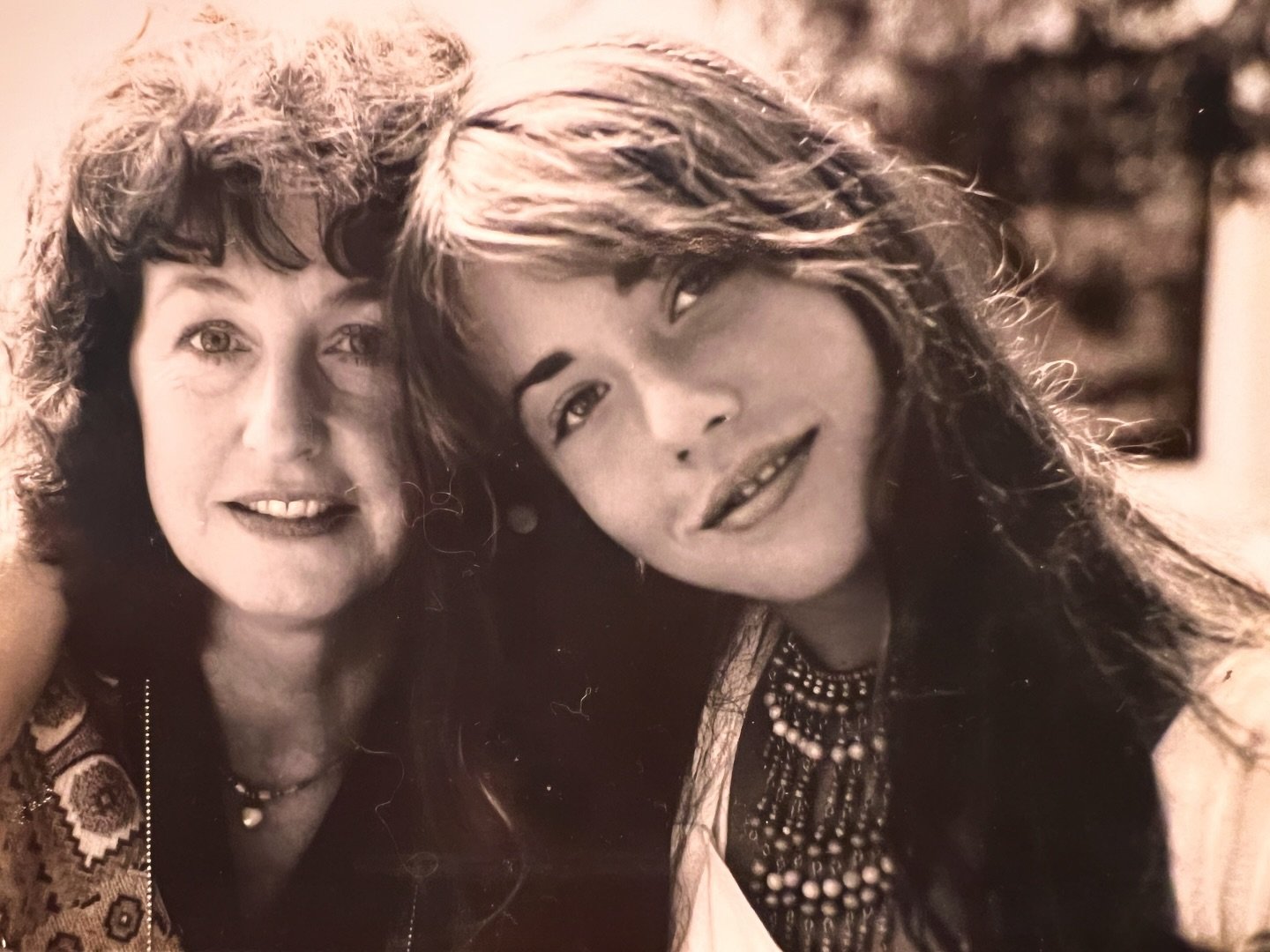 Happy Earth Day🌎
Here&rsquo;s Josephine my gorgeous Mama Goddess, the woman who brought me to Earth. Isn&rsquo;t she beautiful! I think I&rsquo;m about 17 or 18 here, full of mischief and dreams and chaos. Wearing wonderful necklaces. Much the same 