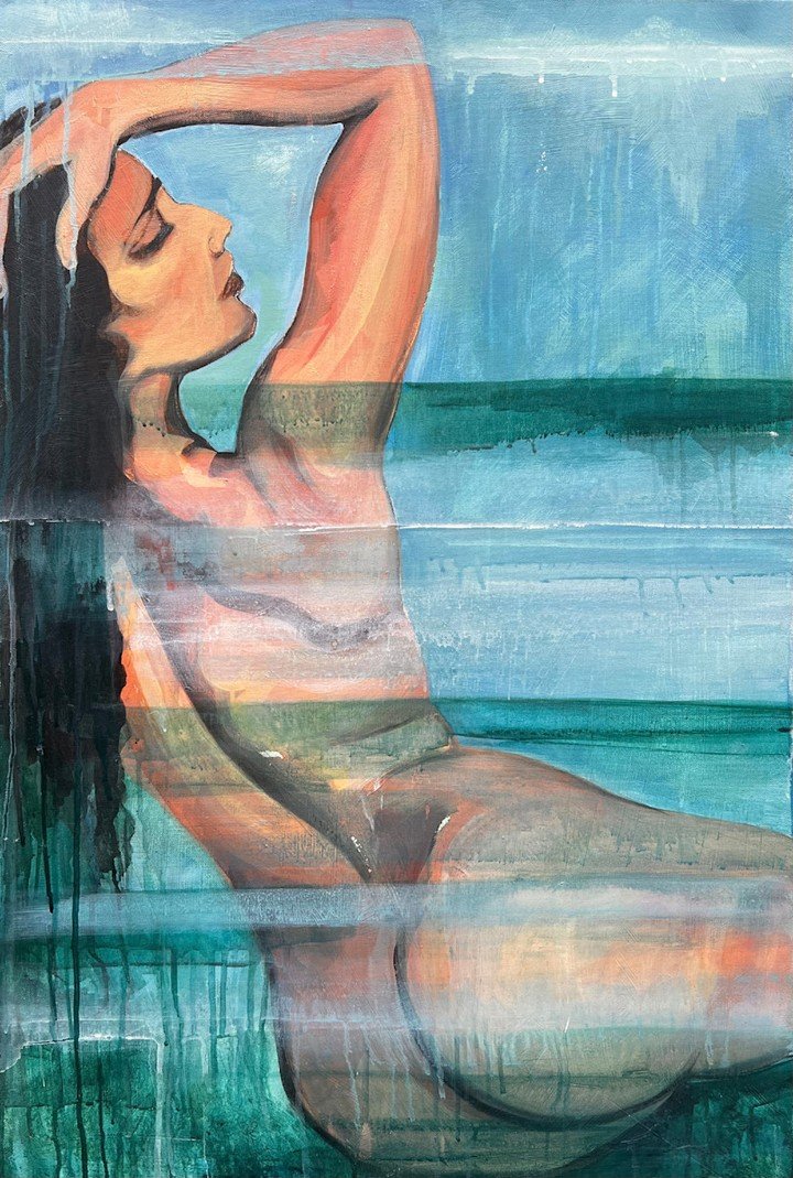 &ldquo;Sirena.&rdquo;
.
This is another piece that came through while in Goa during the early days of the pandemic, going through a period of deep grief and sadness. This was my therapy and solace. 

Instead of making sure I had food as we went into 