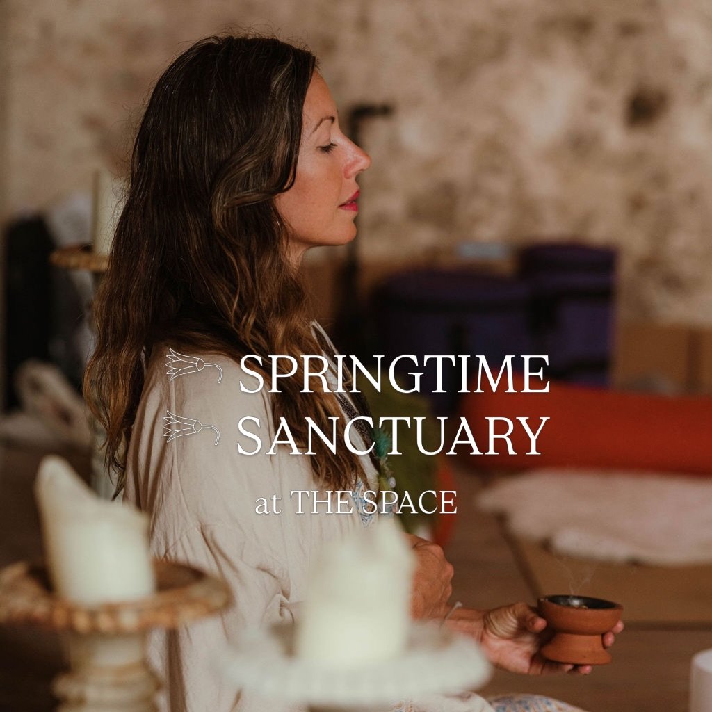 SPRINGTIME SANCTUARY
Friday 3rd April / 6.30pm
@the_spacelondon 

Cacao &amp; Blue Lotus / Breathwork / Yoga Nidra / Sound / Oracle / Water Magic

A gathering devoted to joy, beauty, and belonging - a space to soften, to open, and to remember yoursel