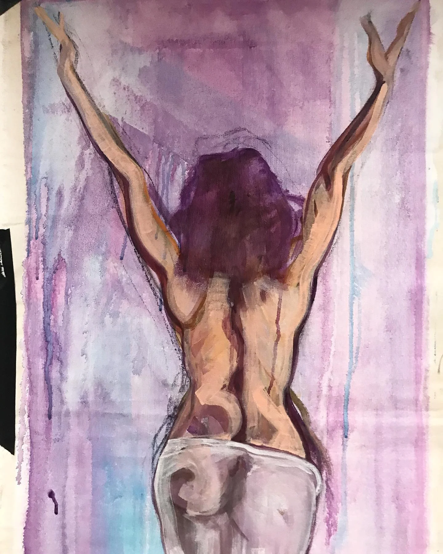 Preparation for a new Goddess 𓆃
.
Acrylic on canvas 
.
#art #goddess #painting #artist #femalenude #divinefeminine #womenpaintingwomen