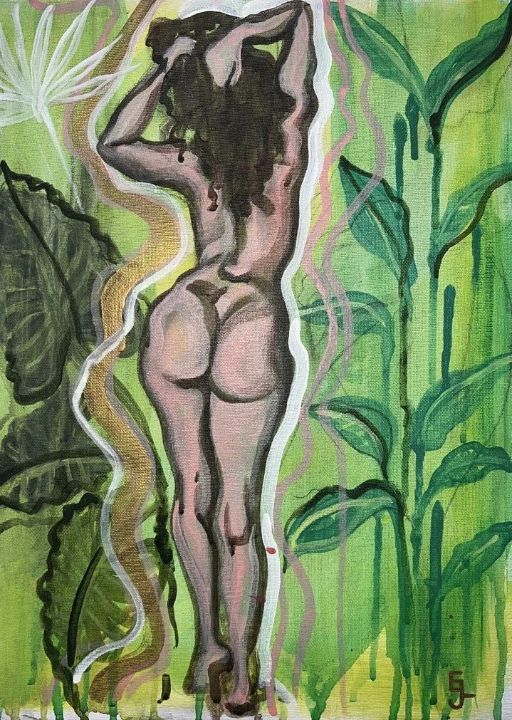 Final day. "Jungle Goddess" and much of my available artwork are still WGD2026-eligible for 25% off, but the World Gratitude Day sale ends tonight. 

Check it out in the online gallery!

#junglegoddess #emmalandolt #emmalandoltart