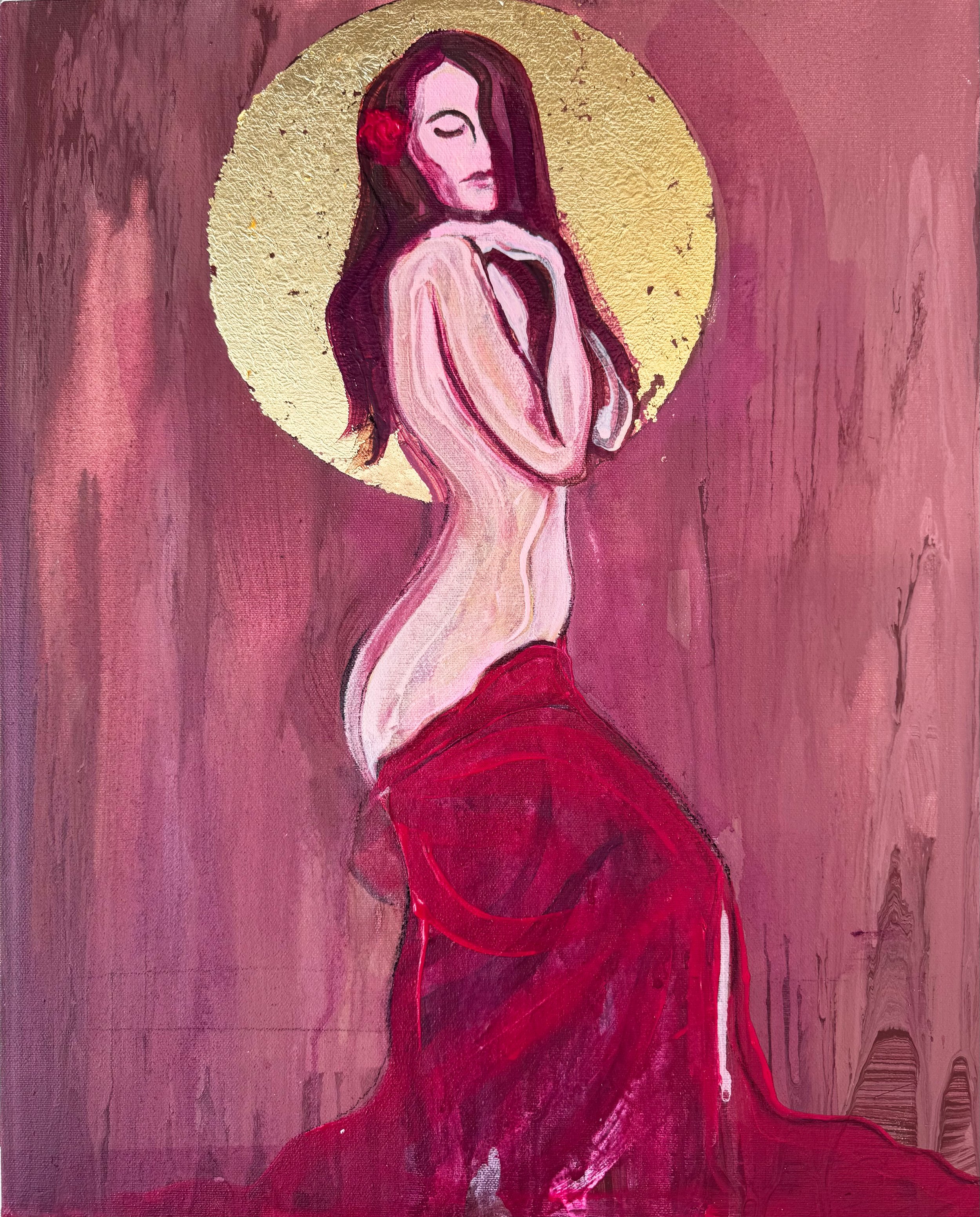 GYPSY - Acrylic on canvas - Width 40cm x Height 50cm x Depth 3cm - Price £444