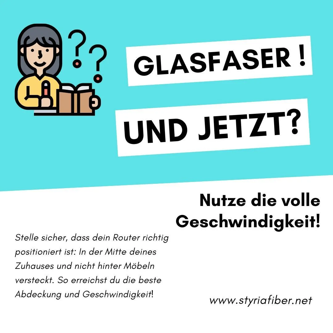 Viel Platz im hinteren Abstellkammerl? Super! Stell den Staubsauger rein, aber nicht das Modem!