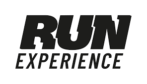 Logo avec le texte 'RUN EXPERIENCE' en lettres majuscules noires