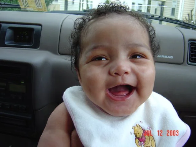 Samantha giggling.JPG