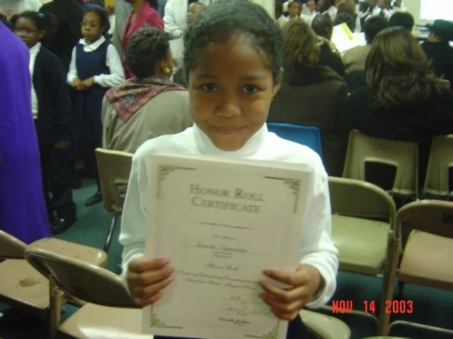 Amanda - Third Grade Honor Roll.JPG