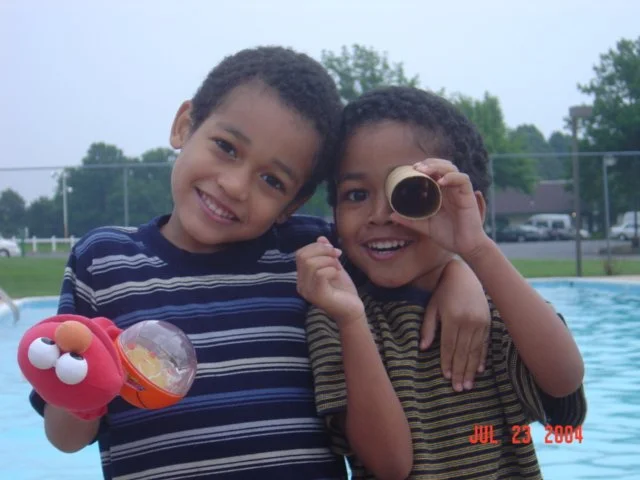 Emanuel & Alexander goofing around.JPG