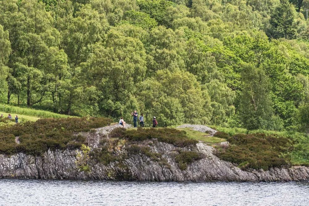 Brenachoile Point on Loch Katrine, in the Great Trossachs Forest