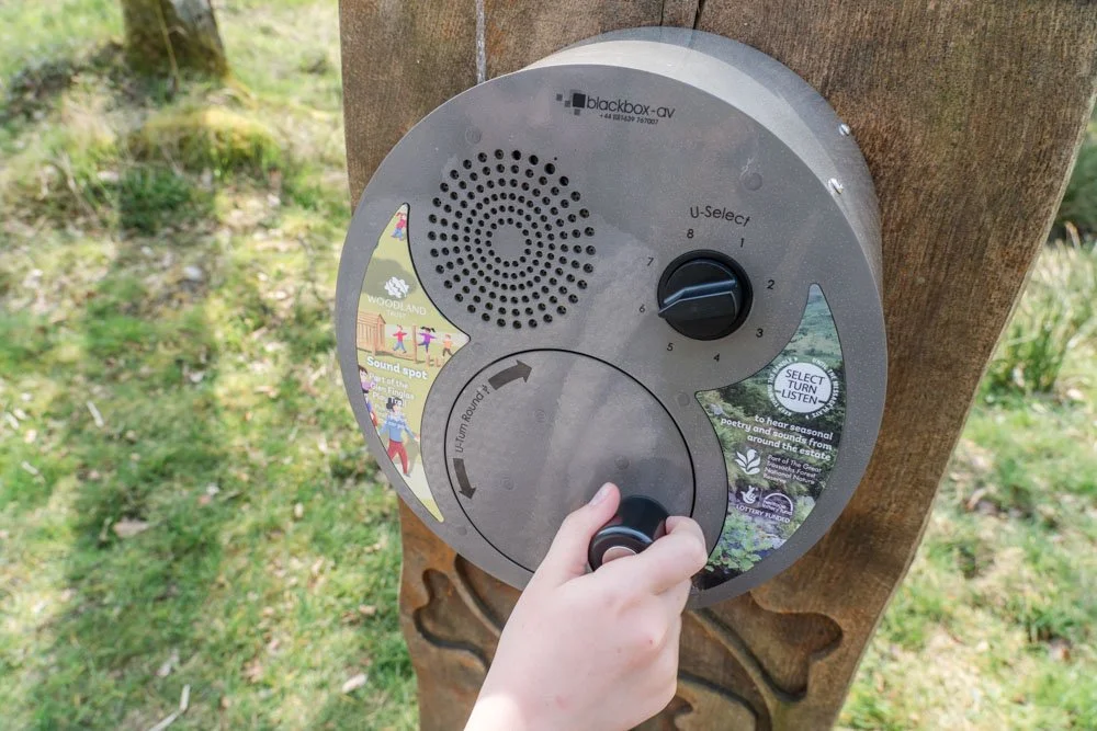 Woodland Trust information point at Glen Finglas