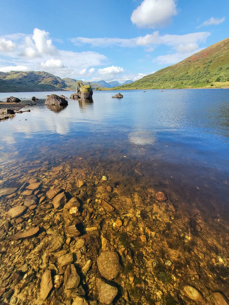 View of Loch Katrine in the Great Trossachs Forest