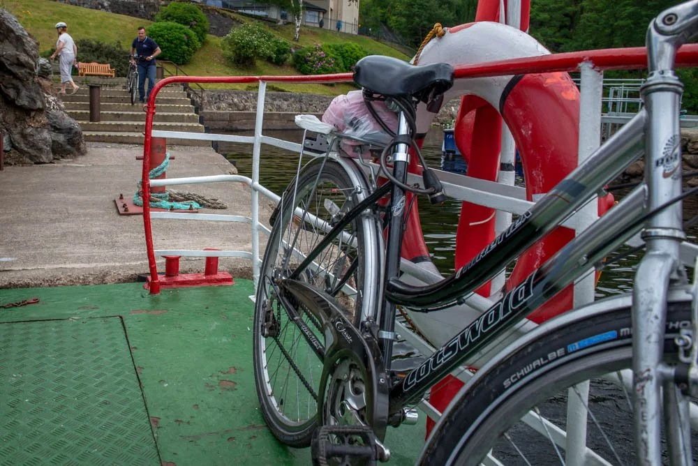 Bikes on a Cruise Loch Lomond boat