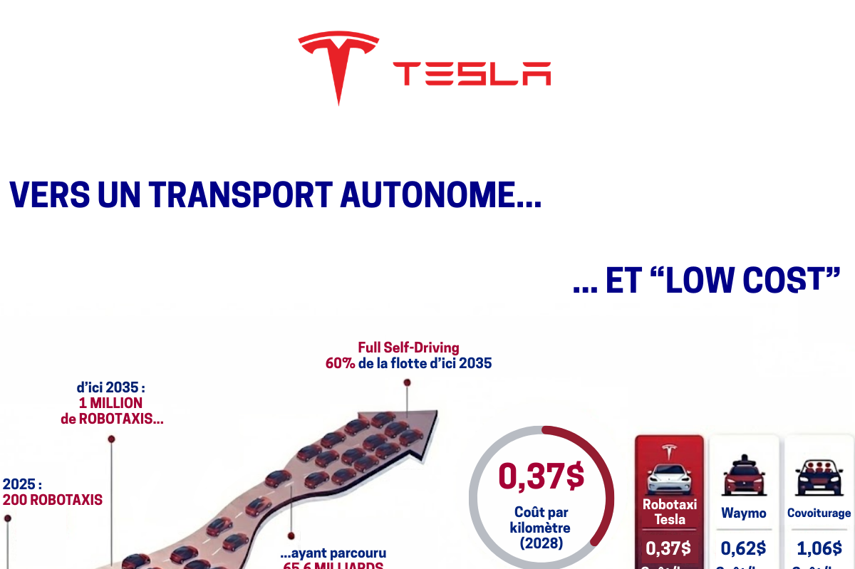 Tesla : le taxi moins cher que le métro ?&nbsp;🚗💨