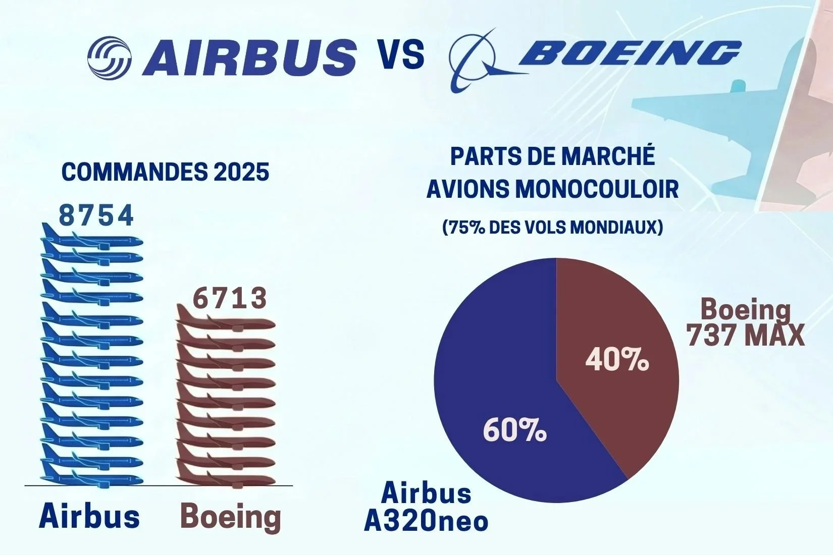🚀 Airbus vs Boeing