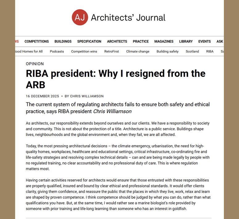 Architects' Journal / 16 December 2025