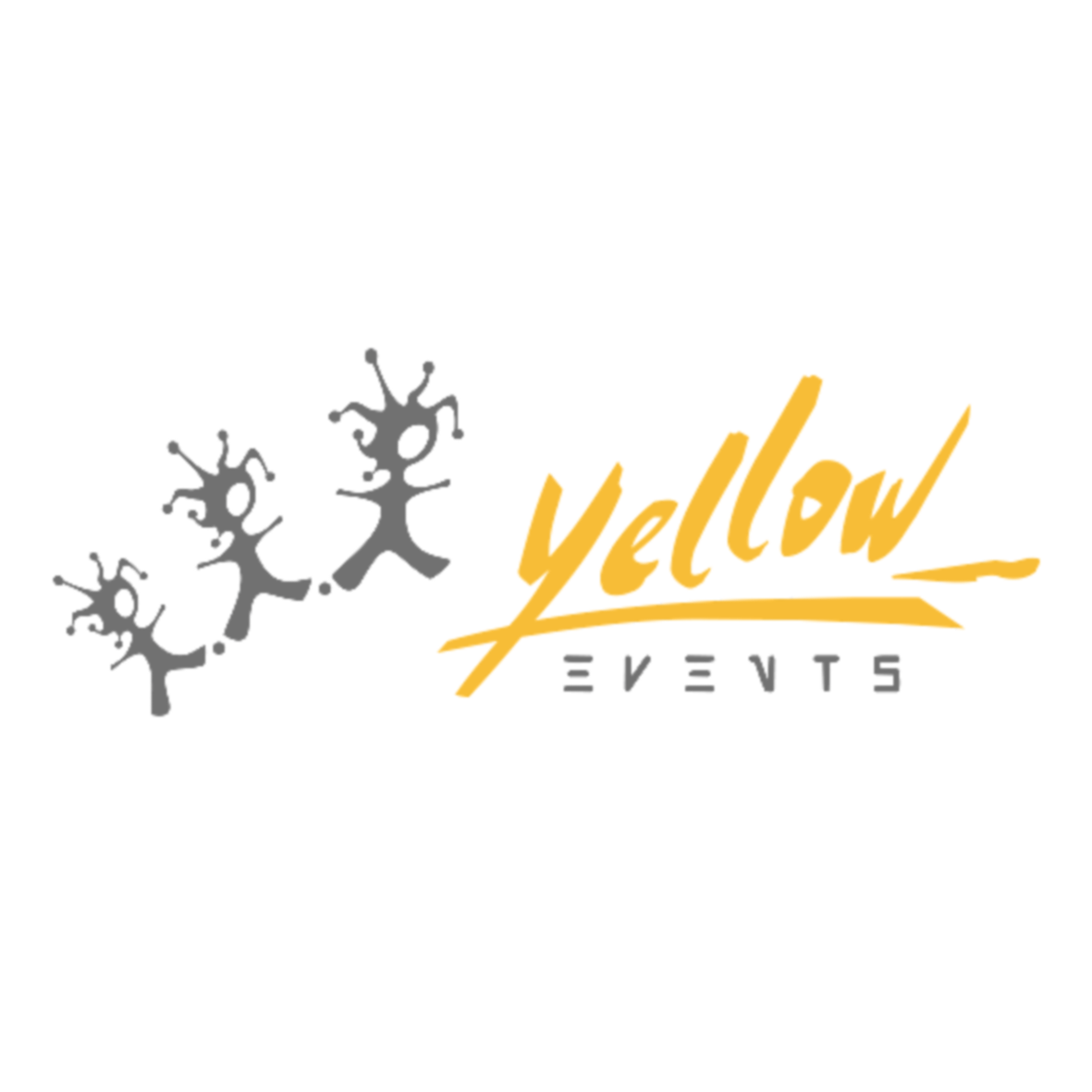 Logo de Yellow Everts avec trois slime verts et le nom 'yellow' en orange cursif et 'EVERESTS' en gris en dessous.