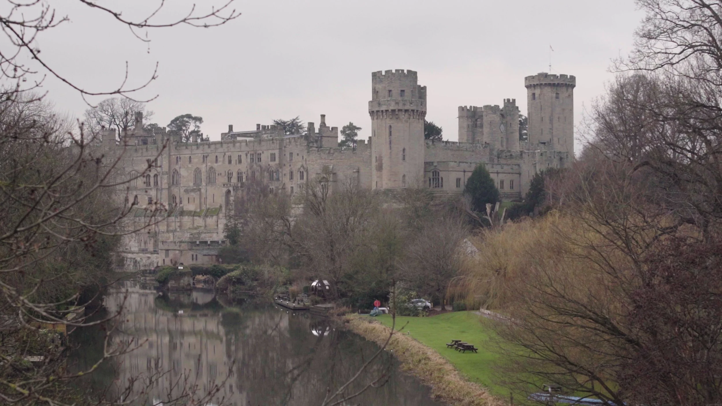Warwick Castle from afar, Warwick Bereavement Group
