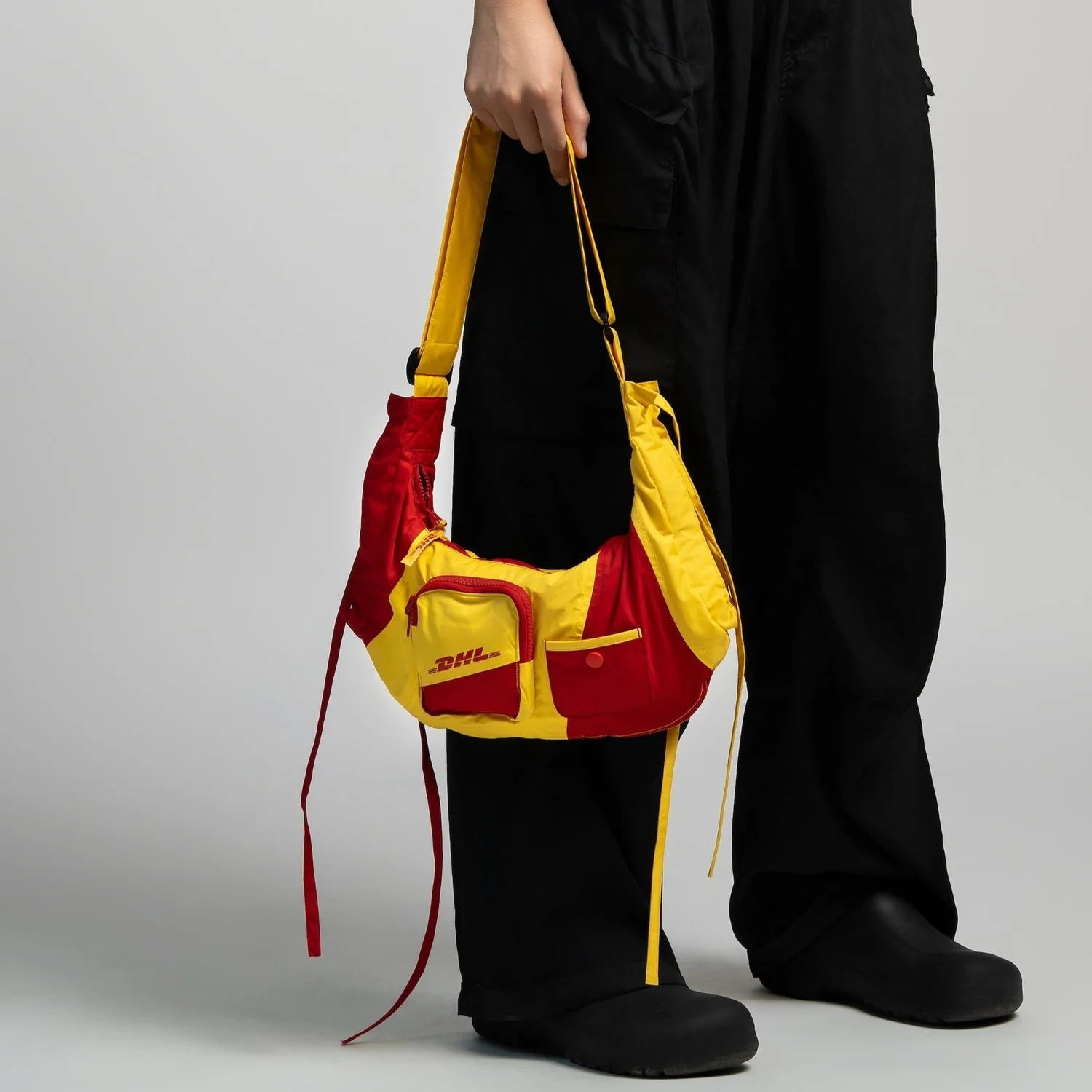 DHL Upcycled Voyager Shoulder Bag — ANGUS TSUI