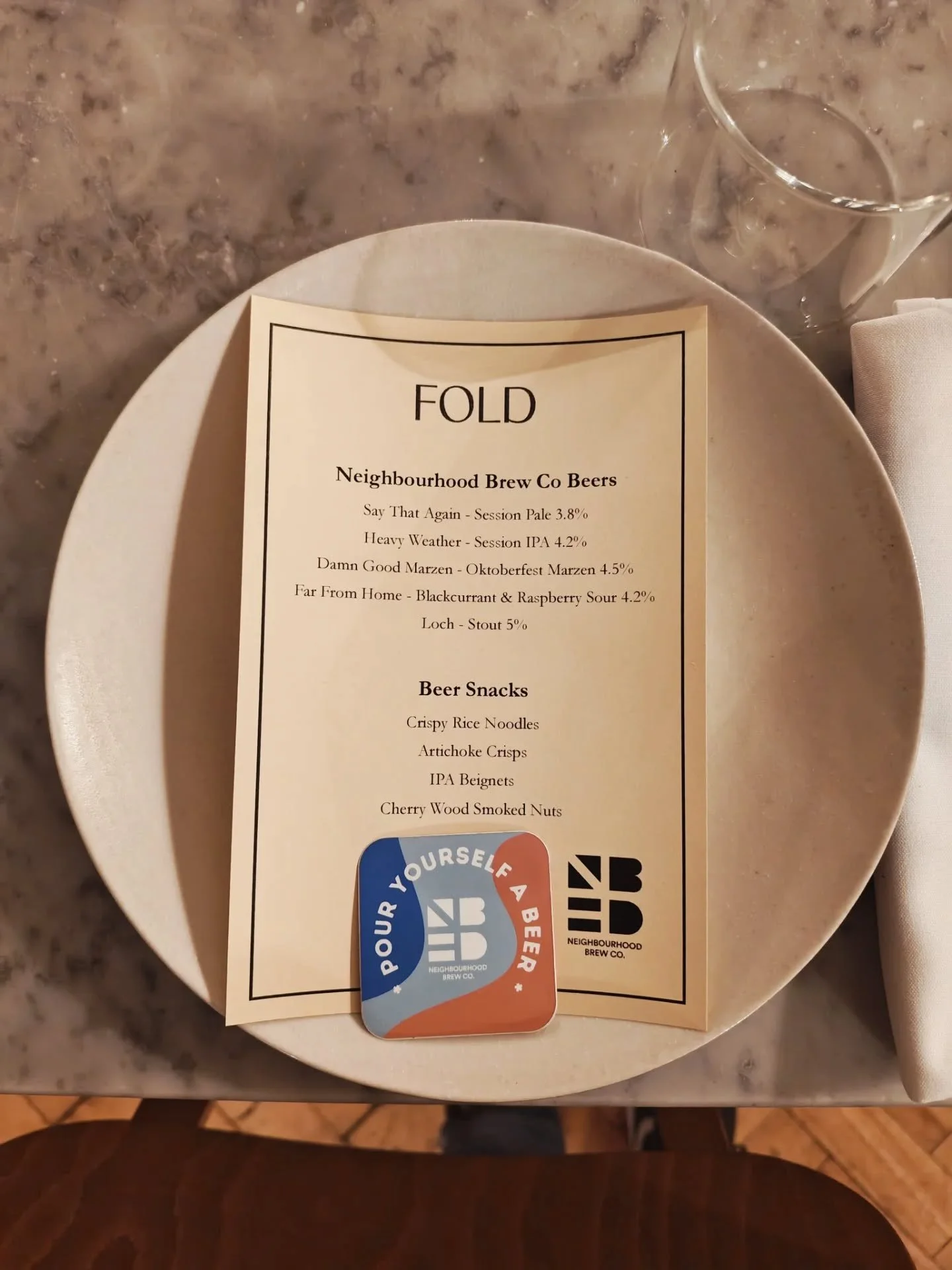// FOLD BISTRO - TASTING EVENT //

Was a pleasure to host an event with @fold_bistro last week, we took over the taps and paired our beers with some delicious bar snack creations! Was great to see such a good turnout and response to the beers and foo