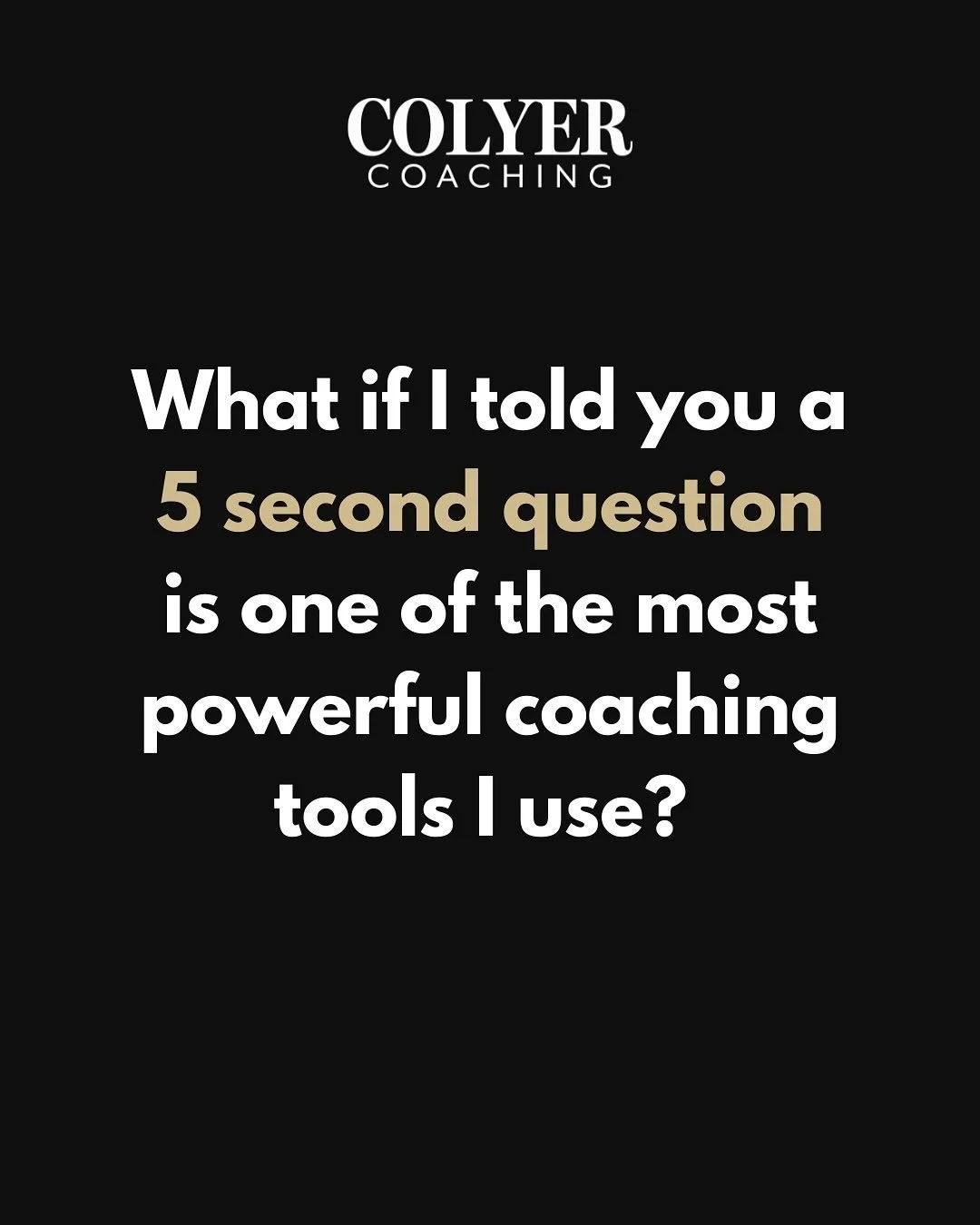 The power of asking the right question&hellip;

Sometimes the most profound shifts happen when we pause and truly reflect on how far we&rsquo;ve come. On the surface, a &ldquo;5-second question&rdquo; may not seem powerful. However, growth is often t