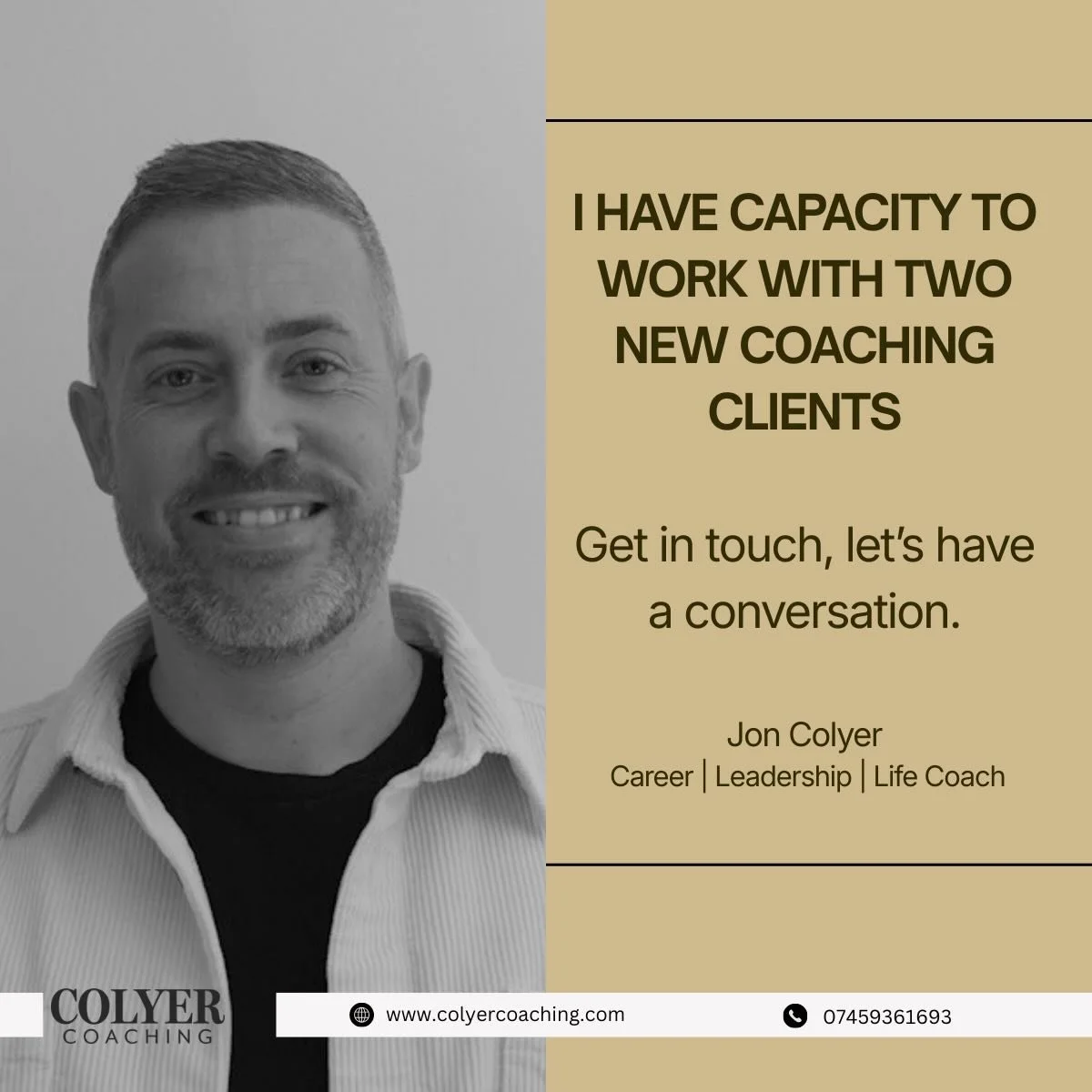 Over the past few months, I&rsquo;ve had the privilege of working with brilliant clients as they&rsquo;ve navigated career transitions, built confidence, and gained clarity on their next steps.

As two of those coaching programmes have now come to a 