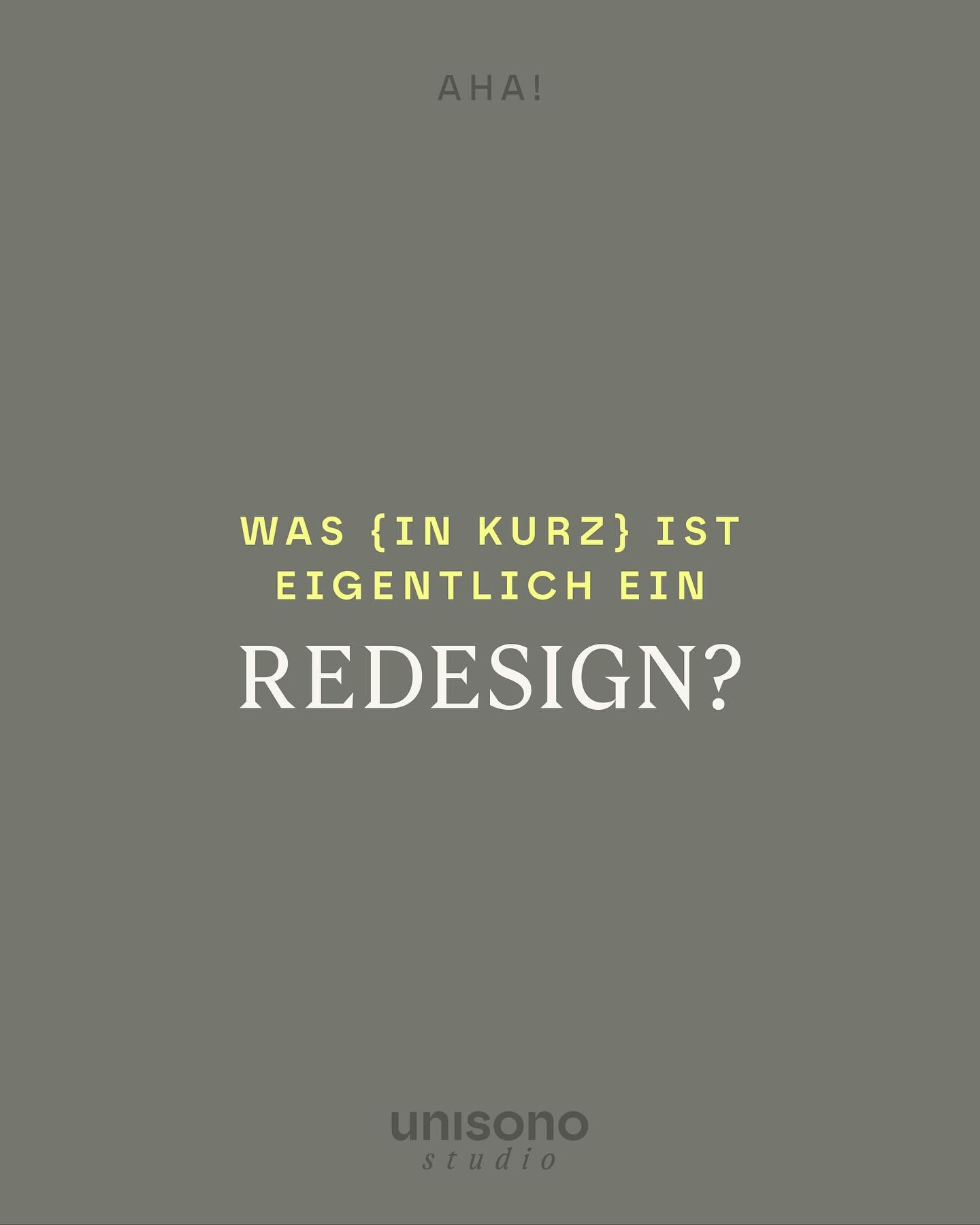 Facelift f&uuml;r deinen Auftritt?
 Oft ist es gar nicht erforderlich, das Rad komplett neu zu erfinden. Mit viel Fingerspitzengef&uuml;hl k&ouml;nnen aus bestehenden Elementen neue L&ouml;sungen entstehen. Ein Redesign bringt deinen bestehenden Auft