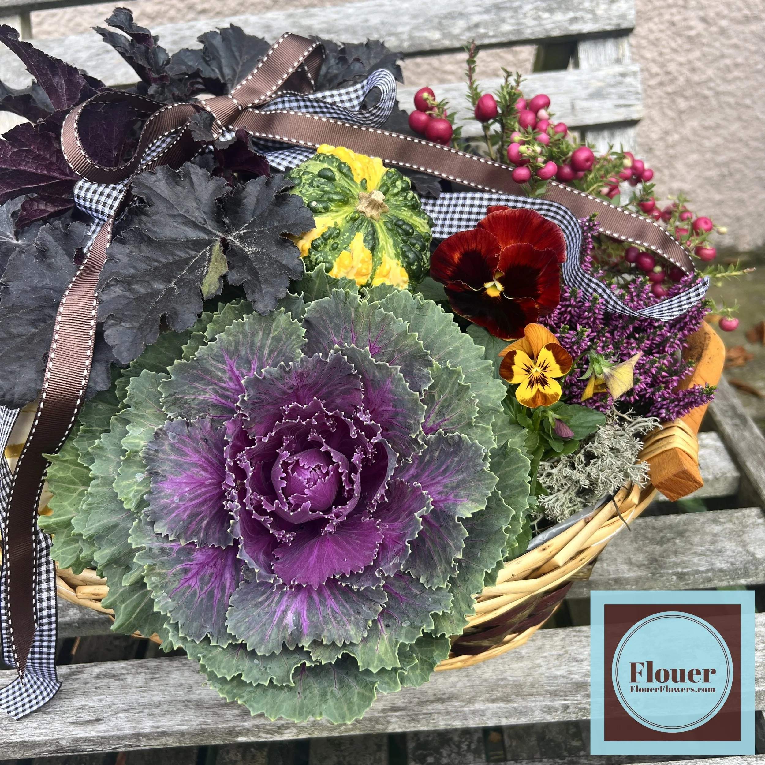 FLOUER's - PLANTED - AUTUMN BASKET ARRANGEMENT WORKSHOP - SATURDAY DAY