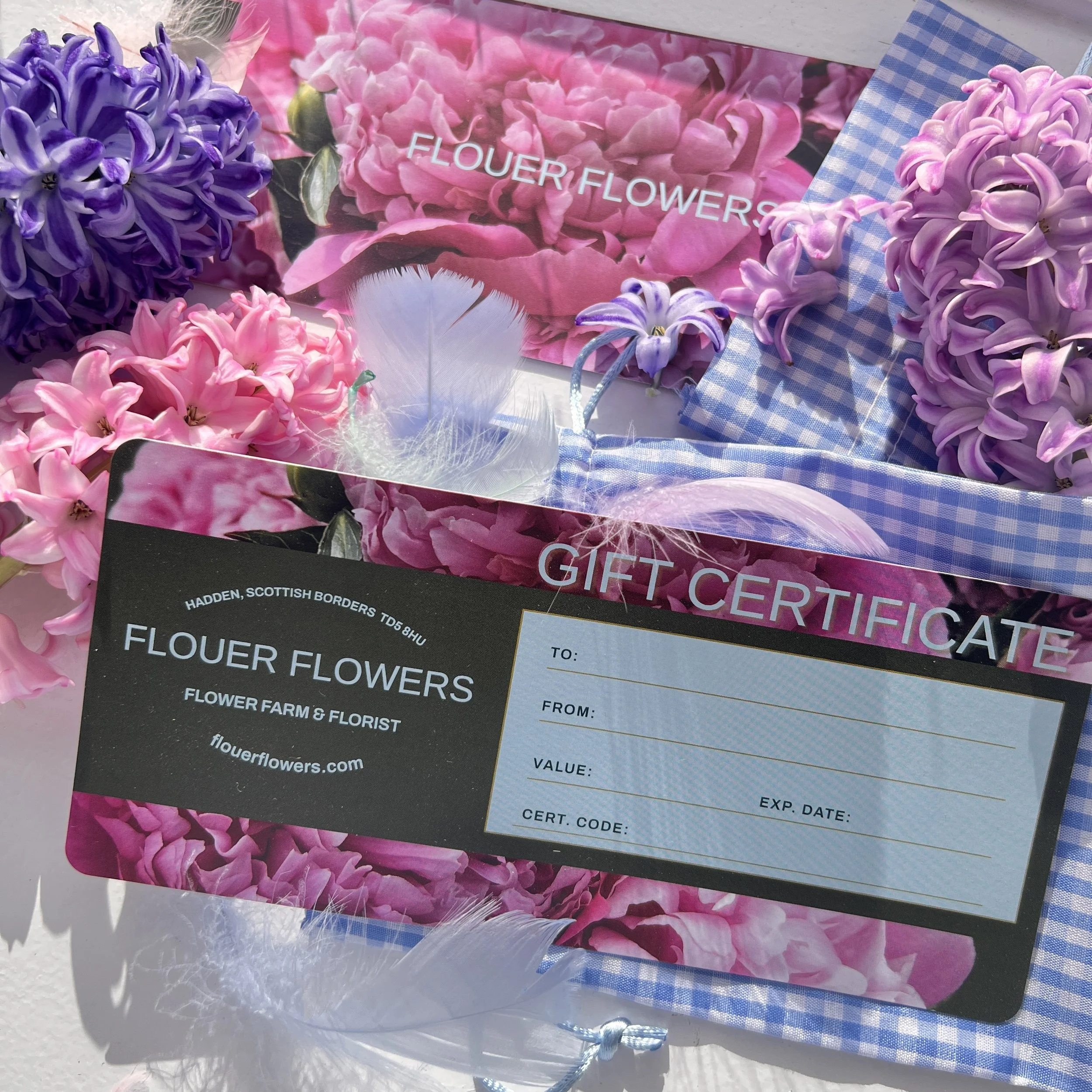 FLOUER's GIFT CERTIFICATES