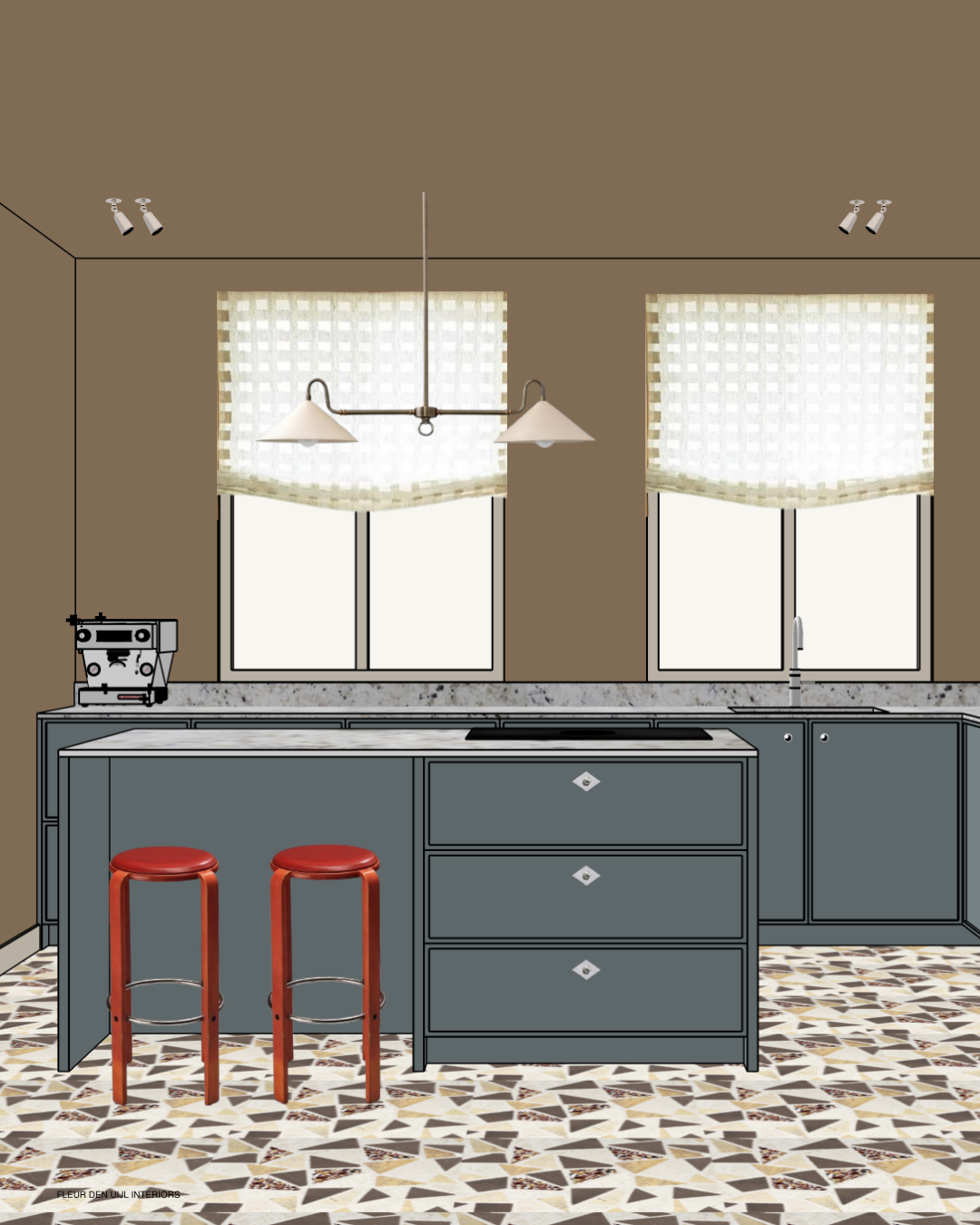 Interieurontwerp Amsterdam keuken renovatie project Loosdrecht