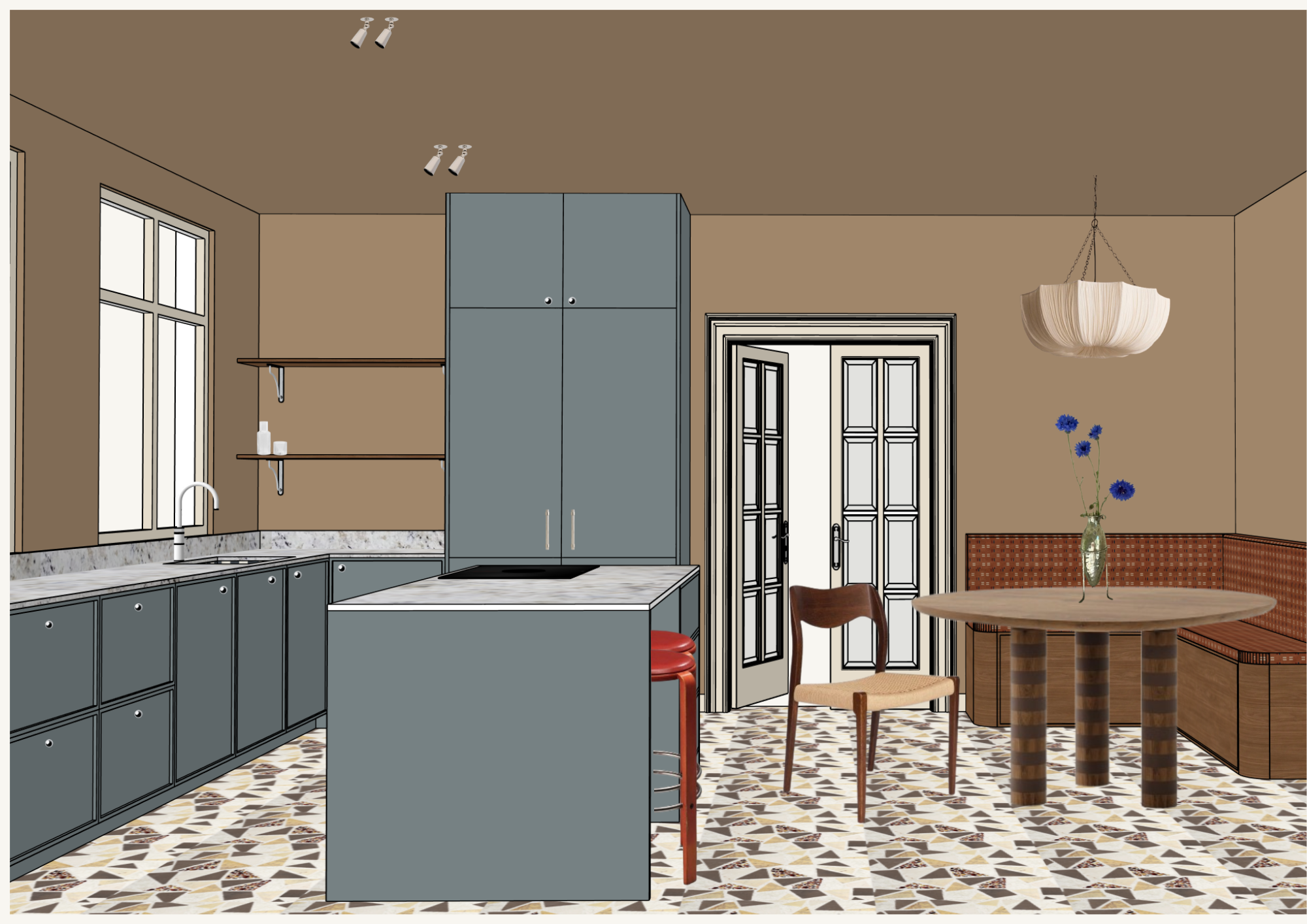 Interieurontwerp Amsterdam keuken renovatie project