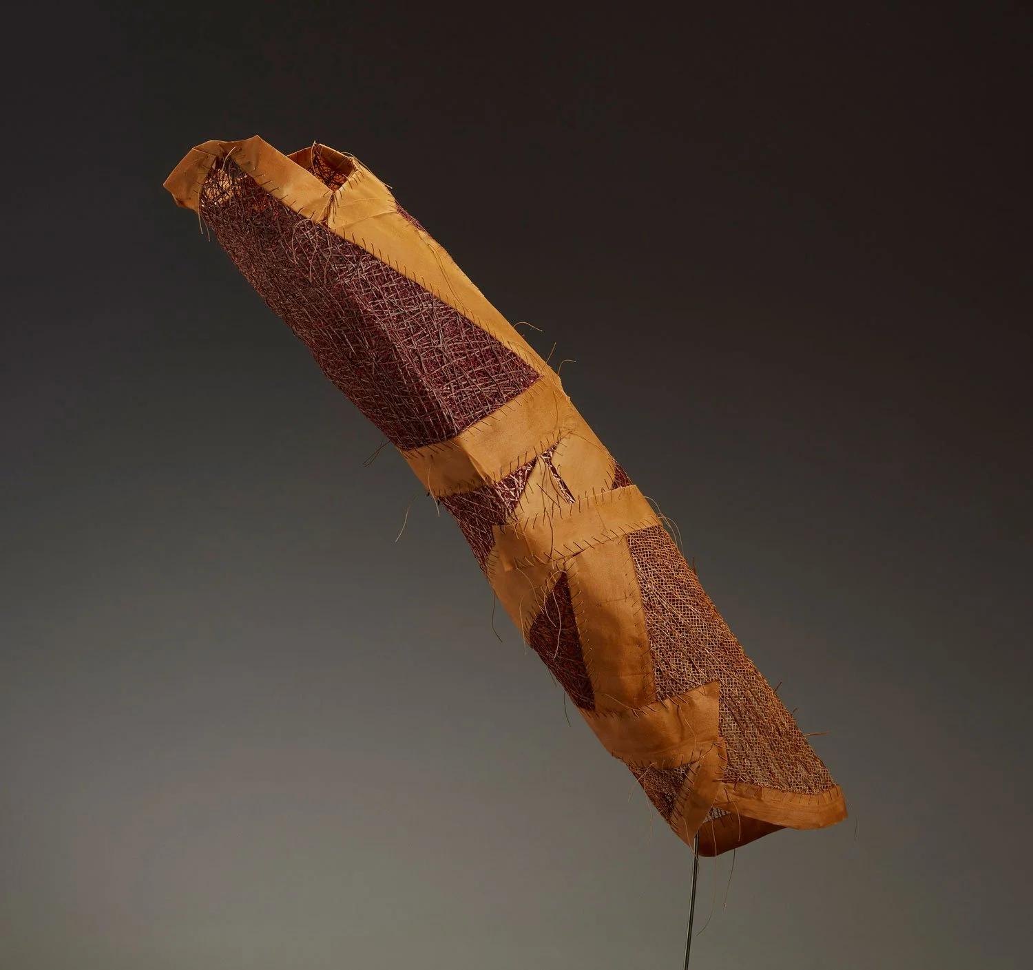  Shelter25  

I want to make more sculpture.  Also: I don’t like waste or a crowded studio or enshrining work that’s past its best time.  This was originally a two-dimensional piece and it no longer needed to be.  I snipped it off its stretcher and f